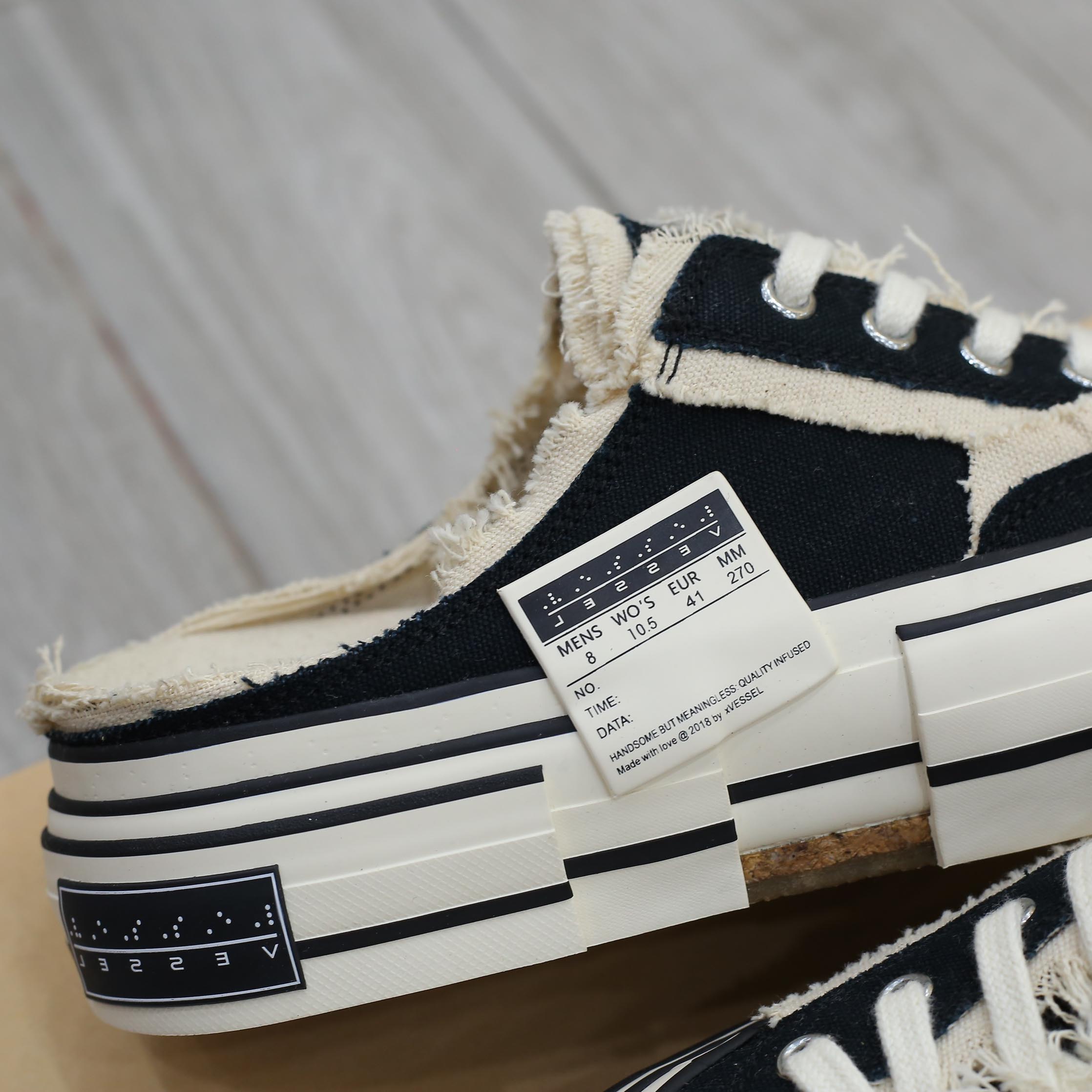 Giày Xvessel G.O.P Black Slip on Best Quality