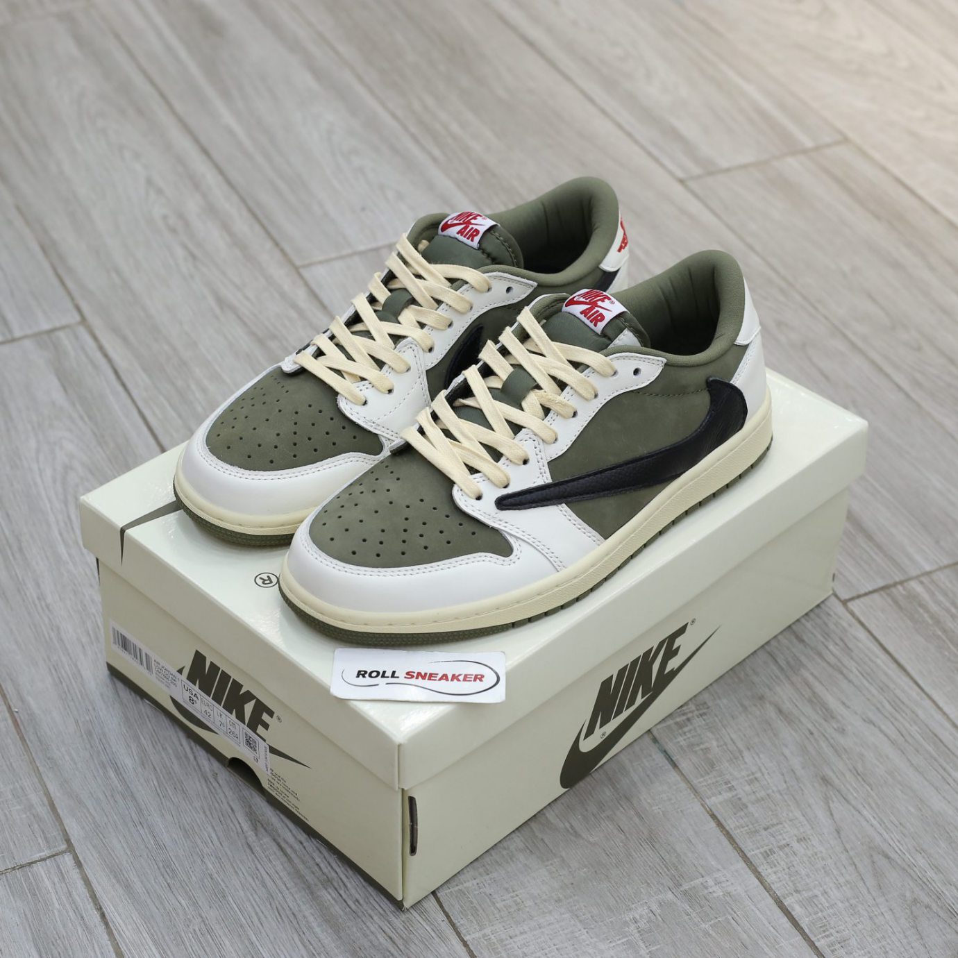 Jordan 1 Low OG Medium Olive Like Auth