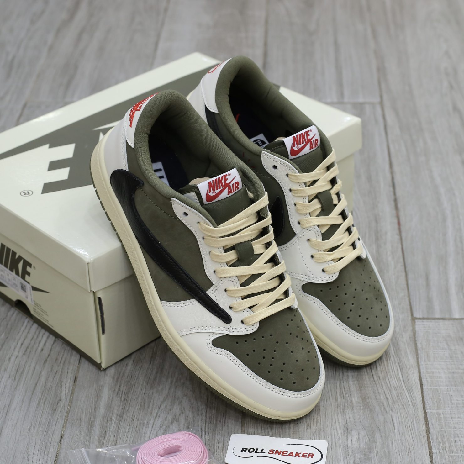 Jordan 1 Low OG Medium Olive Like Auth
