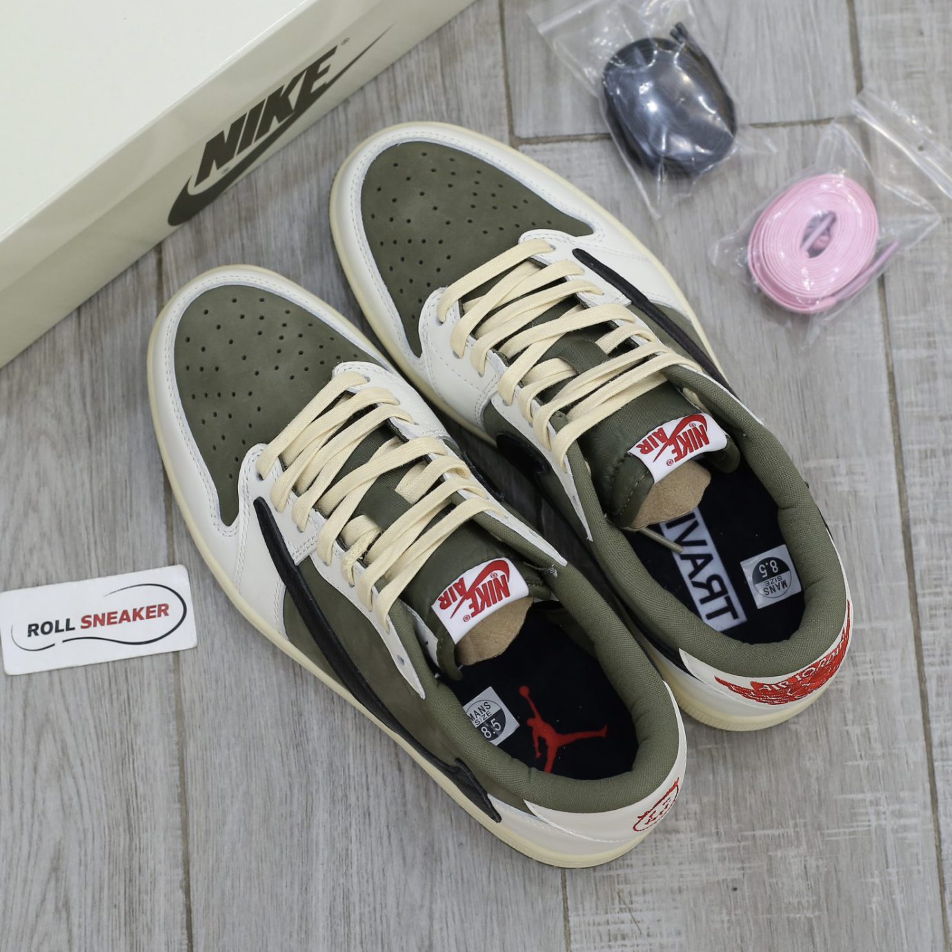 Jordan 1 Low OG Medium Olive Like Auth