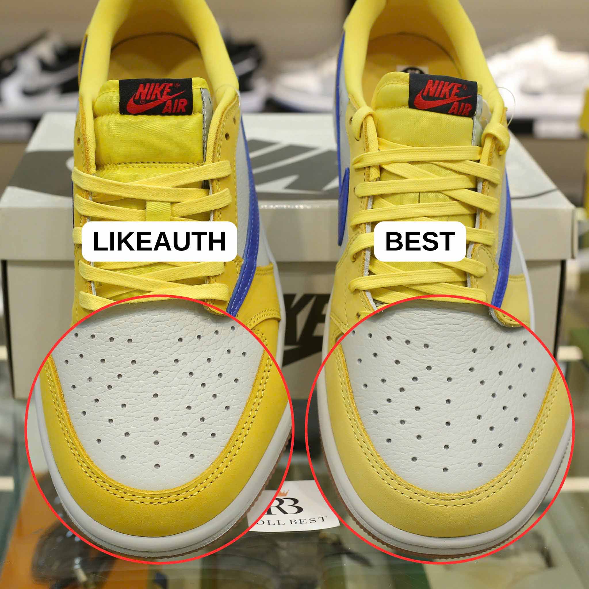 Nike Air Jordan 1 Low OG SP Travis Scott Canary Best Quality