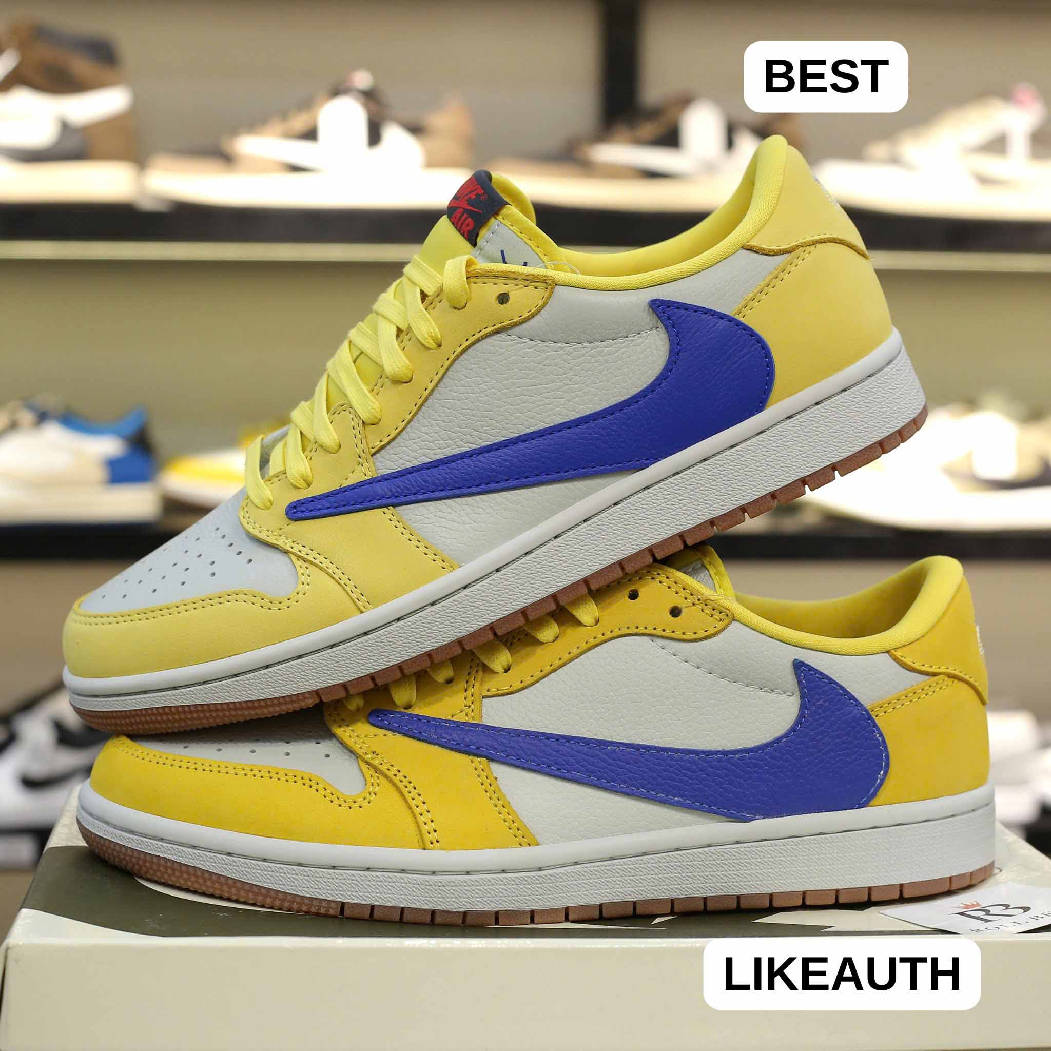 Nike Air Jordan 1 Low OG SP Travis Scott Canary Best Quality