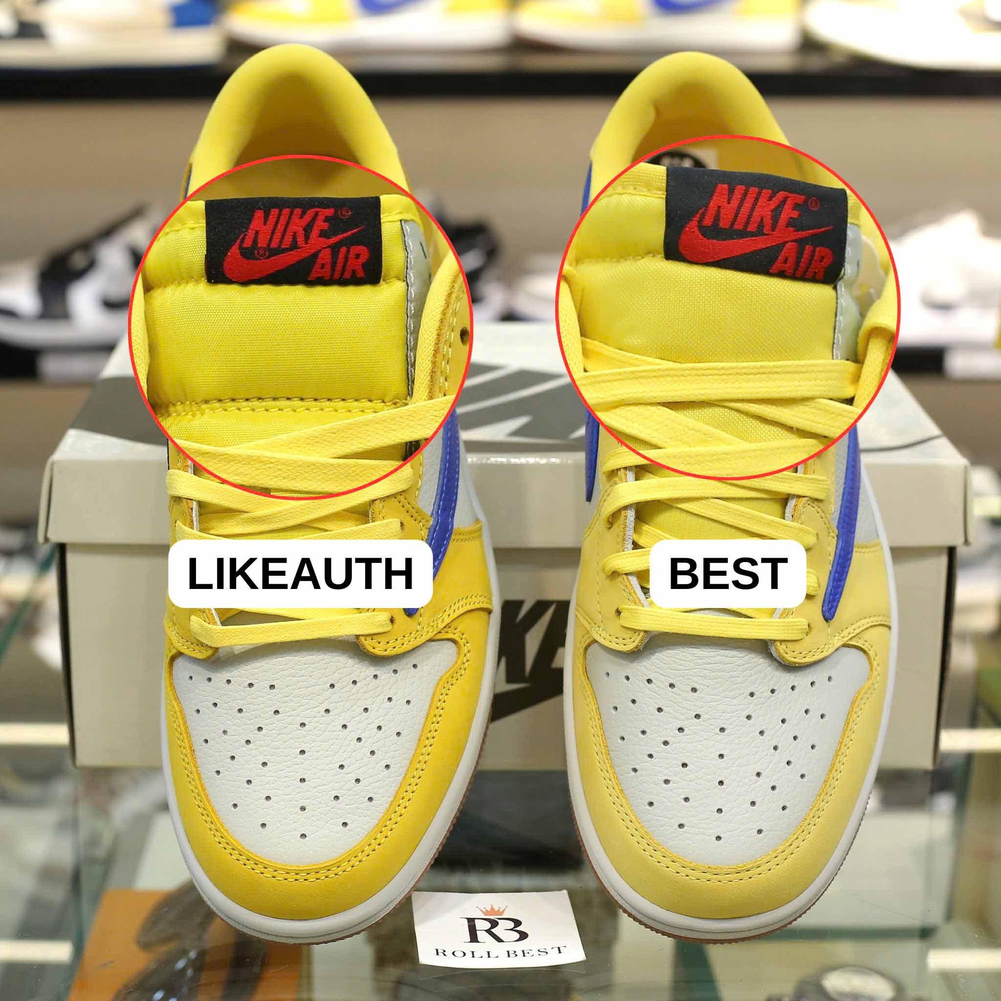 Nike Air Jordan 1 Low OG SP Travis Scott Canary Best Quality