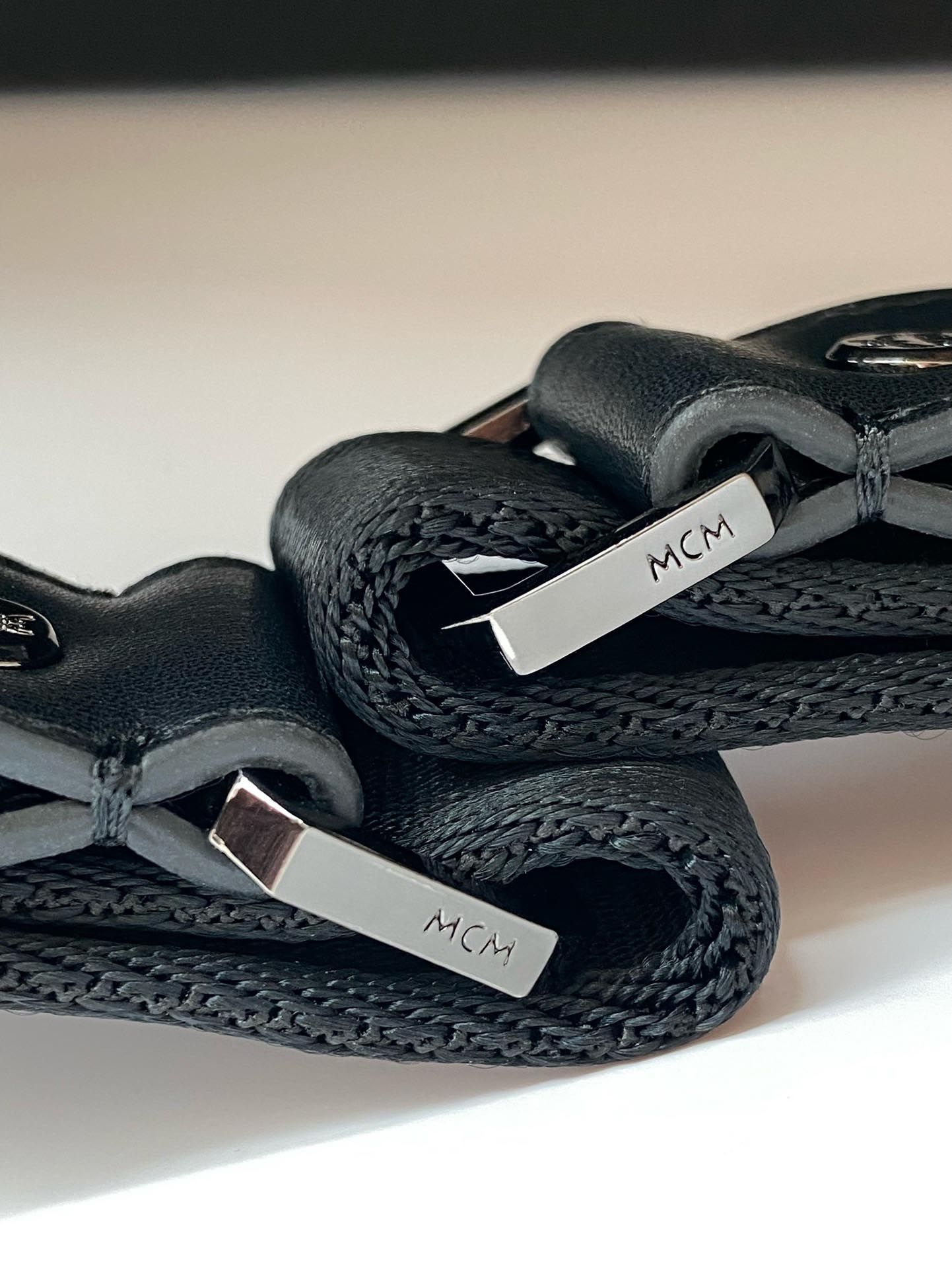 Balo MCM Stark Side Studs in Visetos Black Medium Best Quality