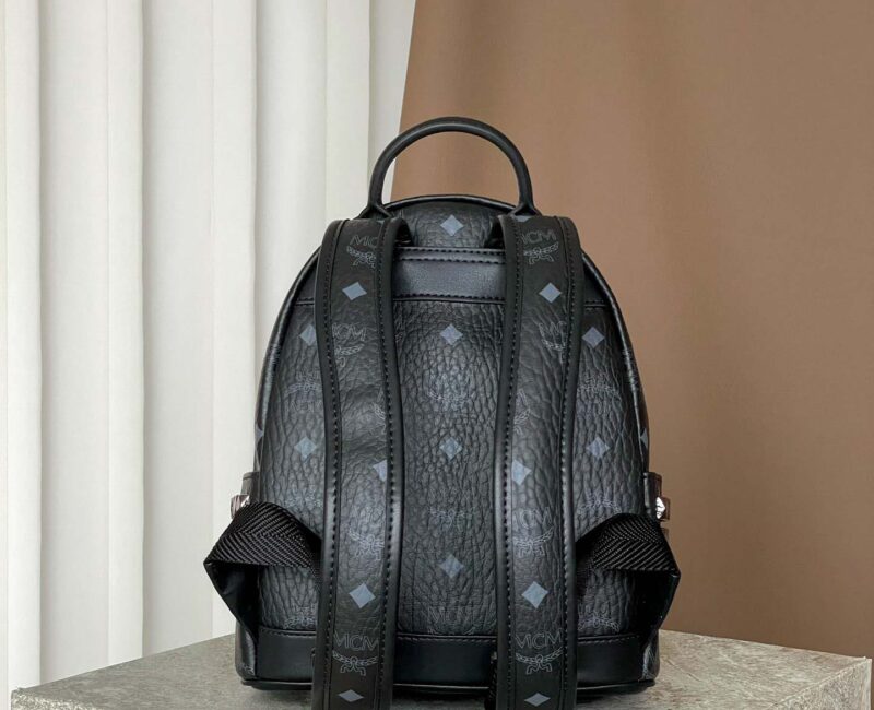 Balo MCM Stark Side Studs in Visetos Black Mini Best Quality
