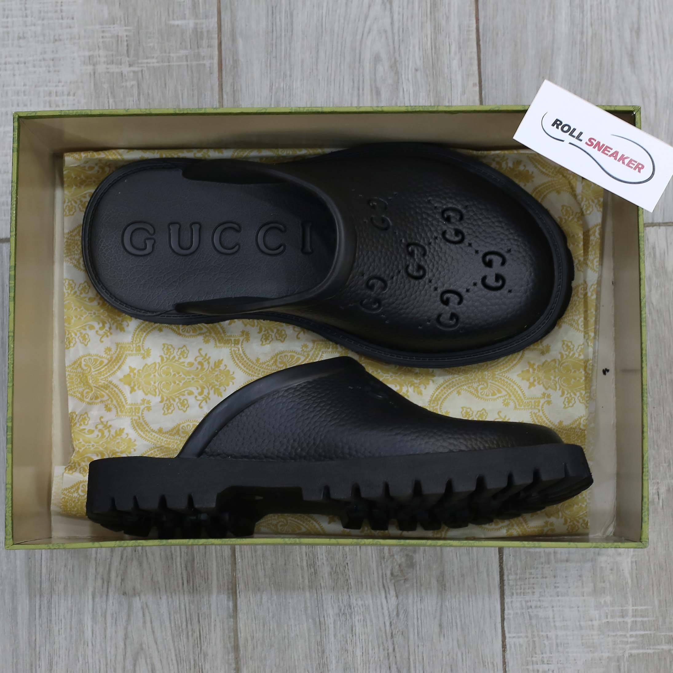 Dép Gucci Platform Perforated G Sandal Cream Best Quality