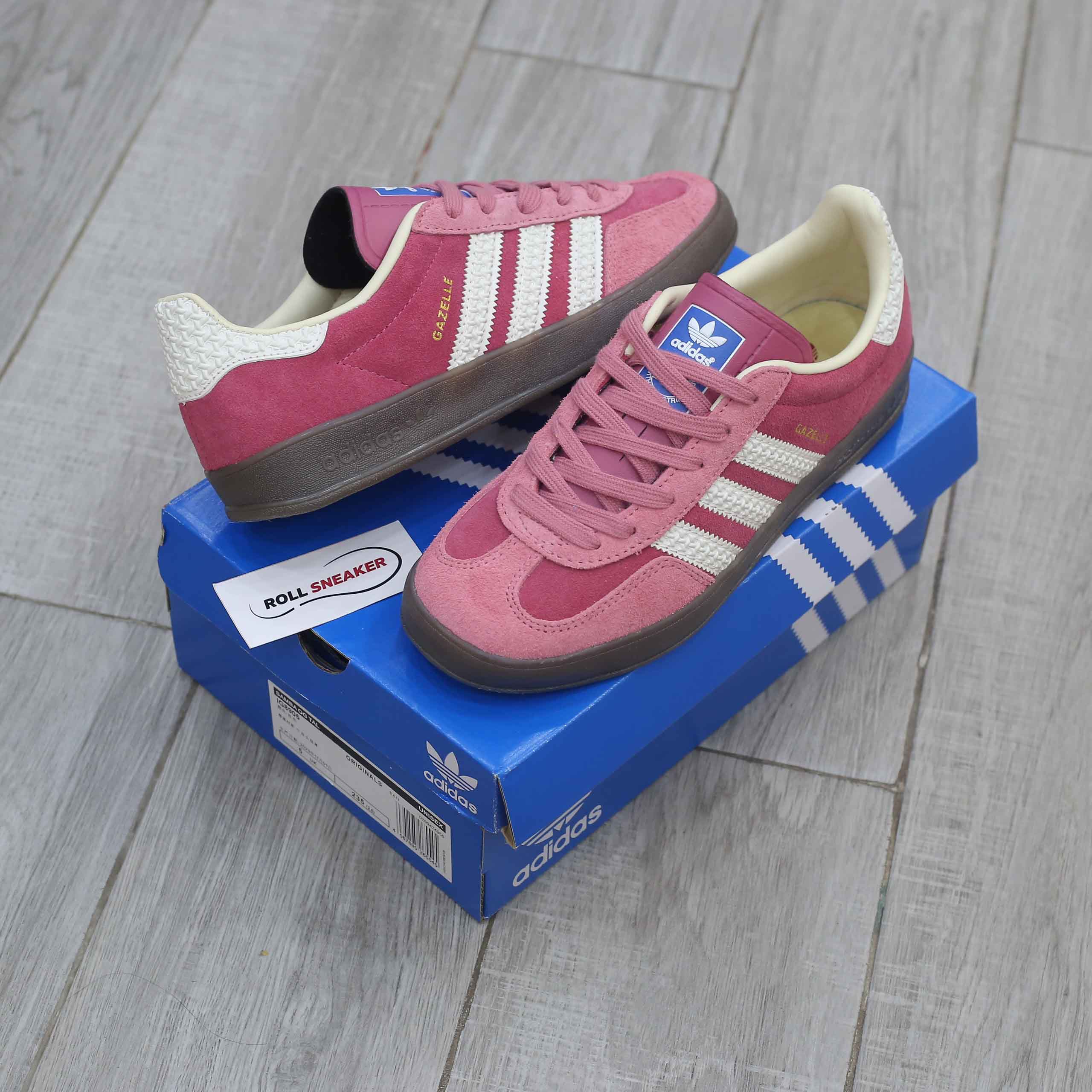 Giày Adidas Gazelle Indoor ‘Pink Cloud White’ Like Auth