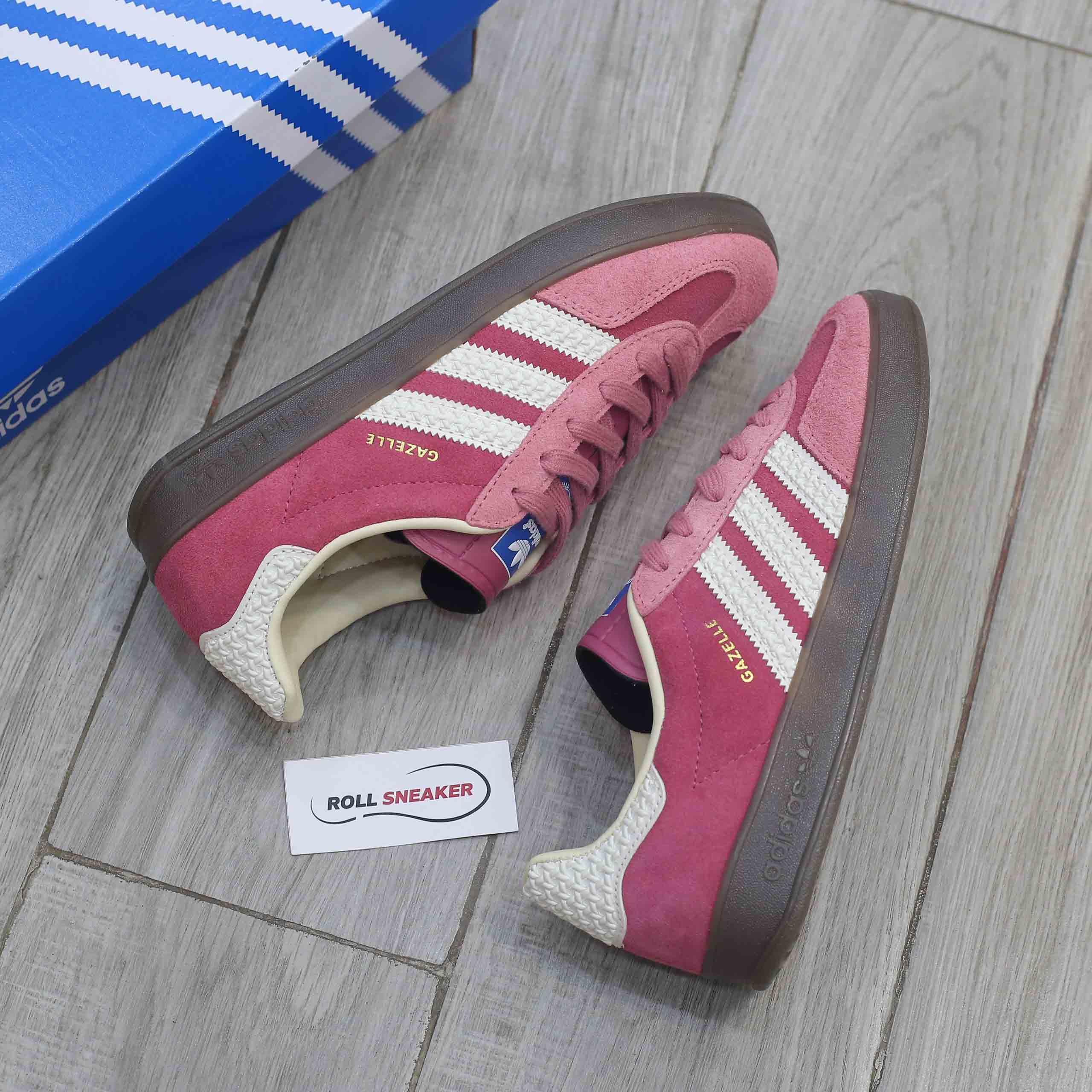Giày Adidas Gazelle Indoor ‘Pink Cloud White’ Like Auth
