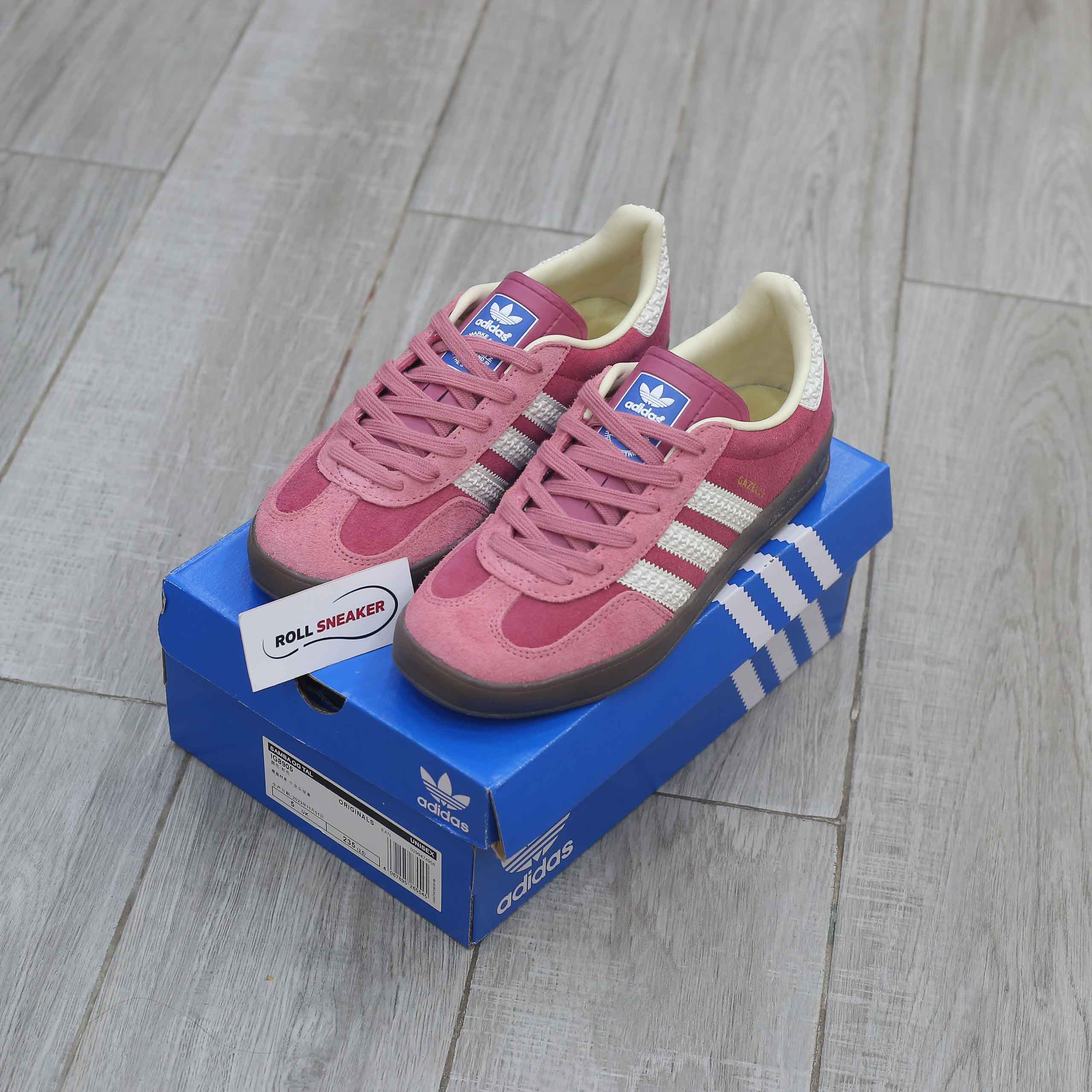 Giày Adidas Gazelle Indoor ‘Pink Cloud White’ Like Auth