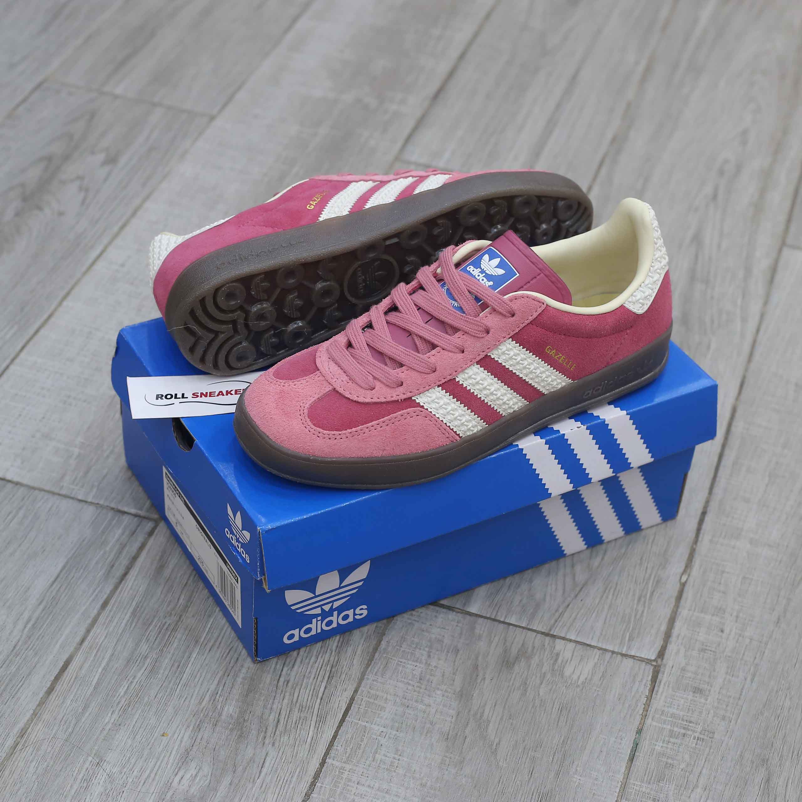 Giày Adidas Gazelle Indoor ‘Pink Cloud White’ Like Auth