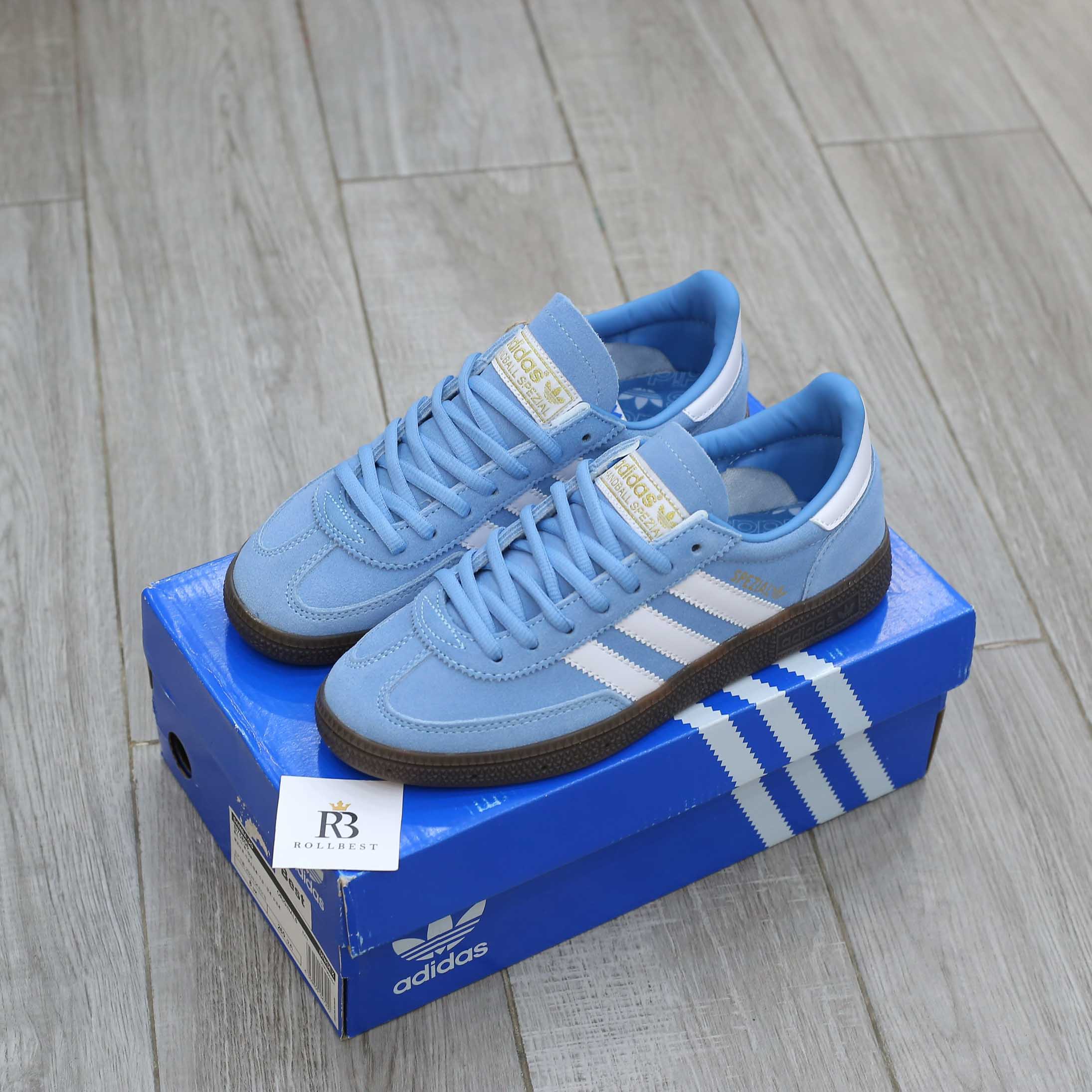 Giày Adidas Handball Spezial Light Blue Like Auth