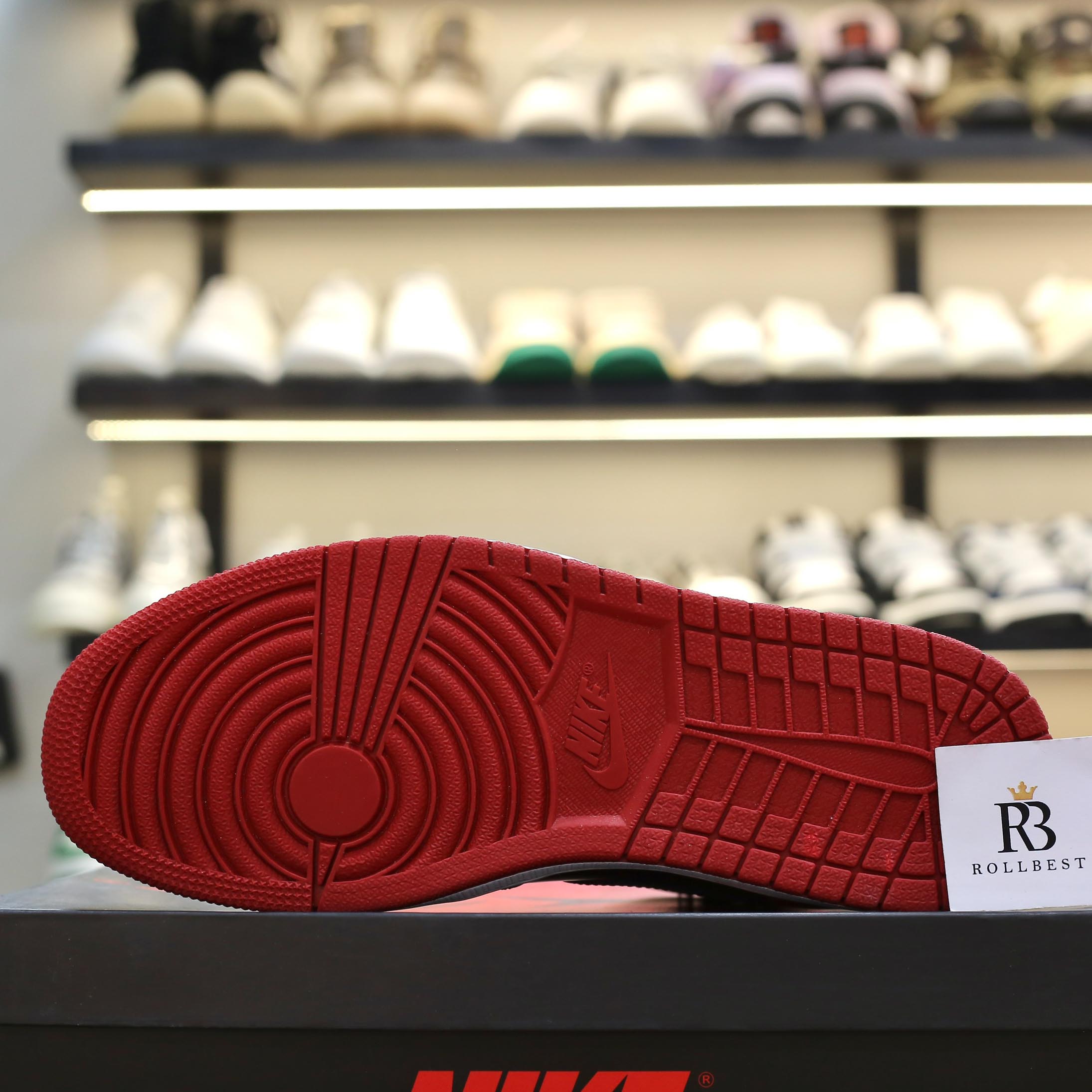 Giày Air Jordan 1 Retro High OG GS 'Patent Bred' Best Quality