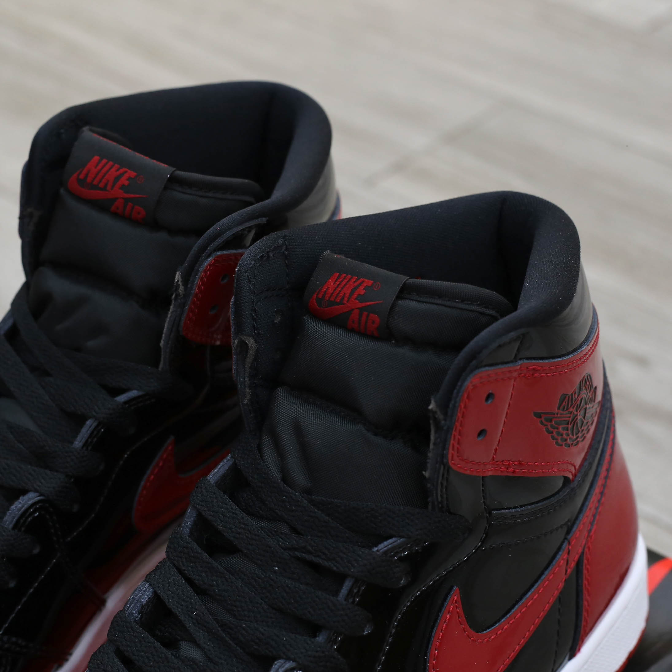 Giày Air Jordan 1 Retro High OG GS 'Patent Bred' Best Quality