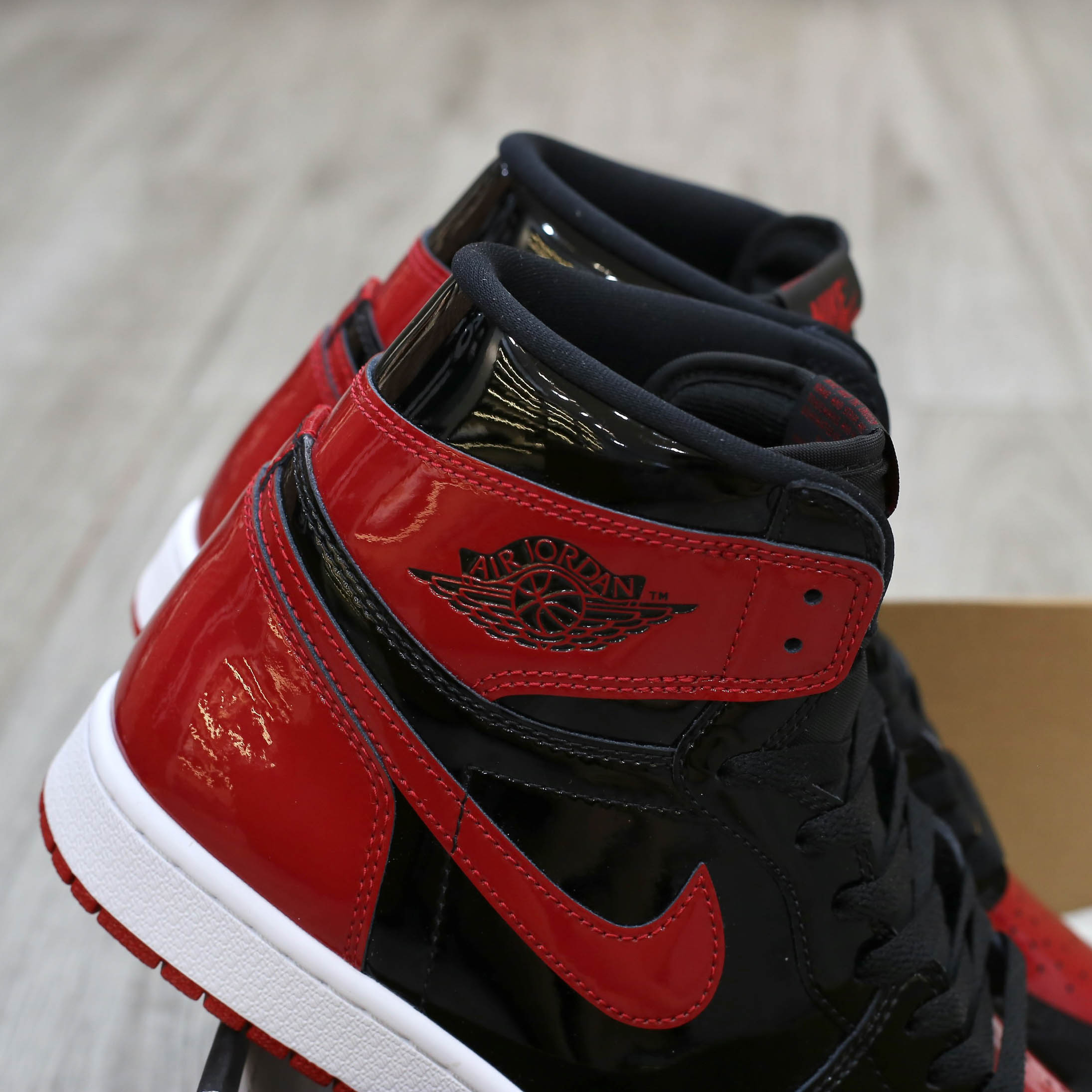 Giày Air Jordan 1 Retro High OG GS 'Patent Bred' Best Quality