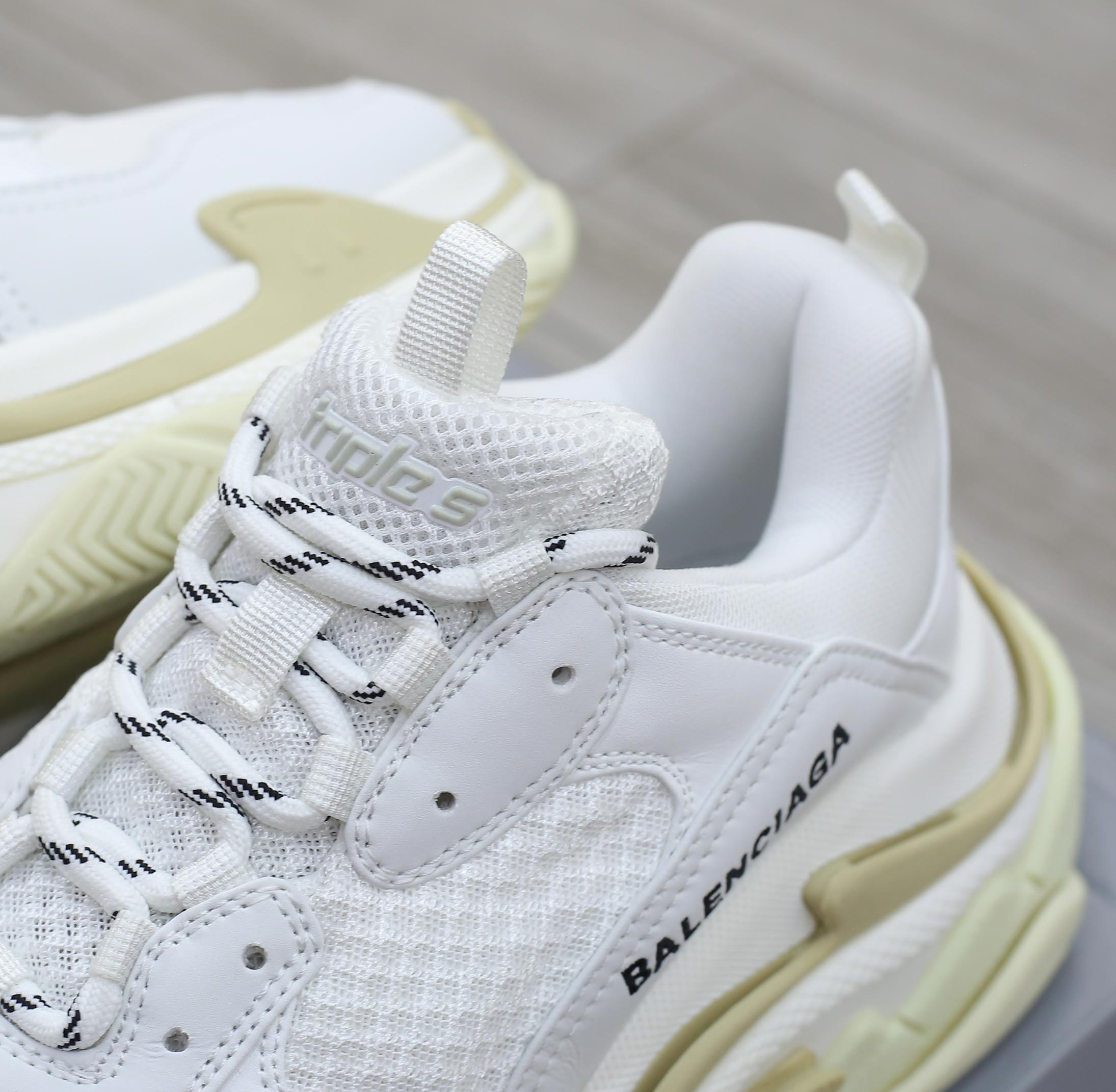 Giày Balenciaga Triple S White Best Quality