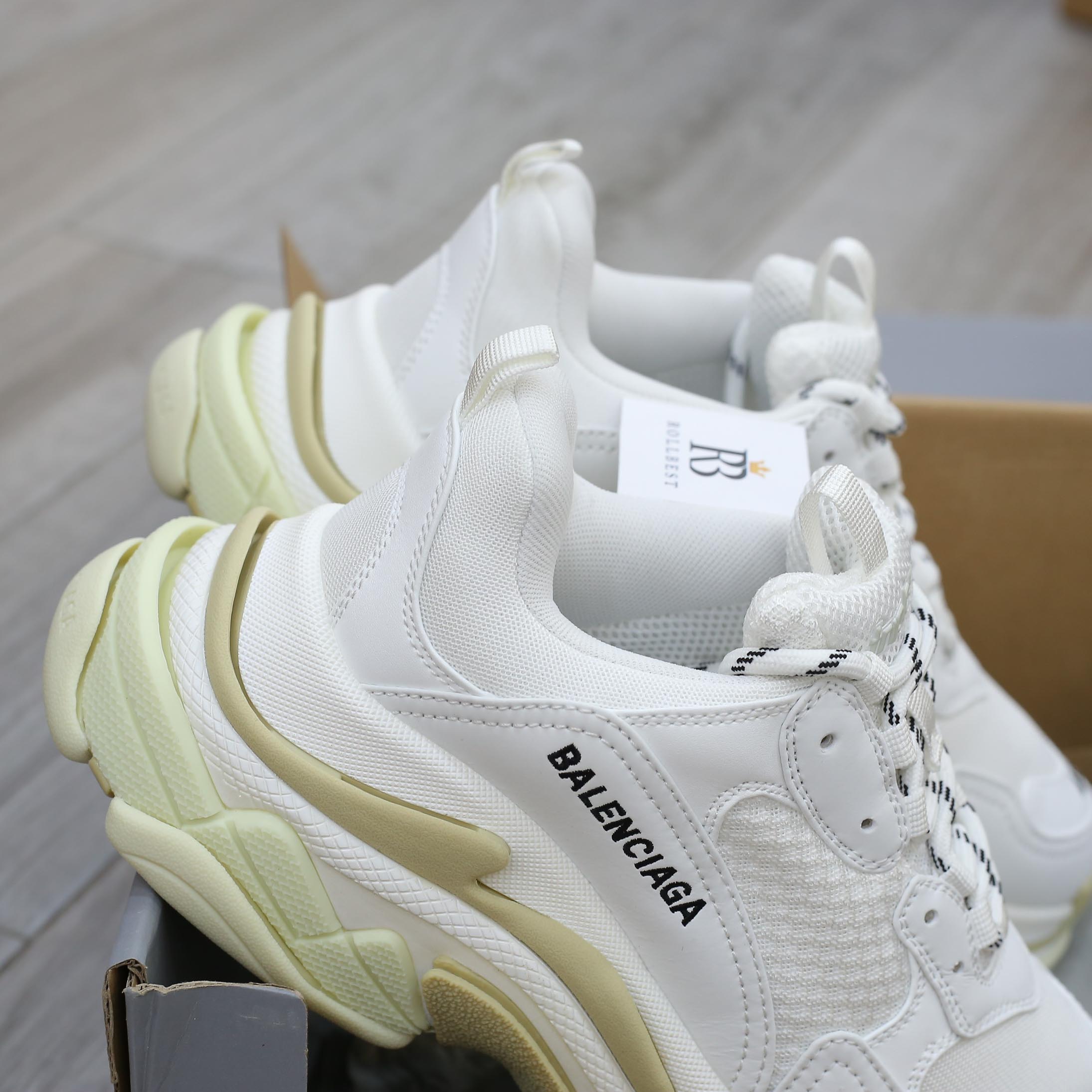Giày Balenciaga Triple S White Best Quality