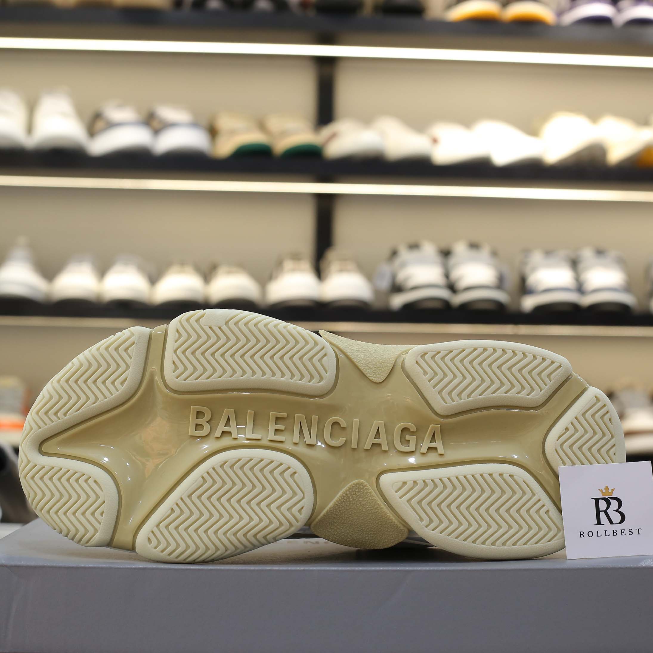Giày Balenciaga Triple S White Best Quality