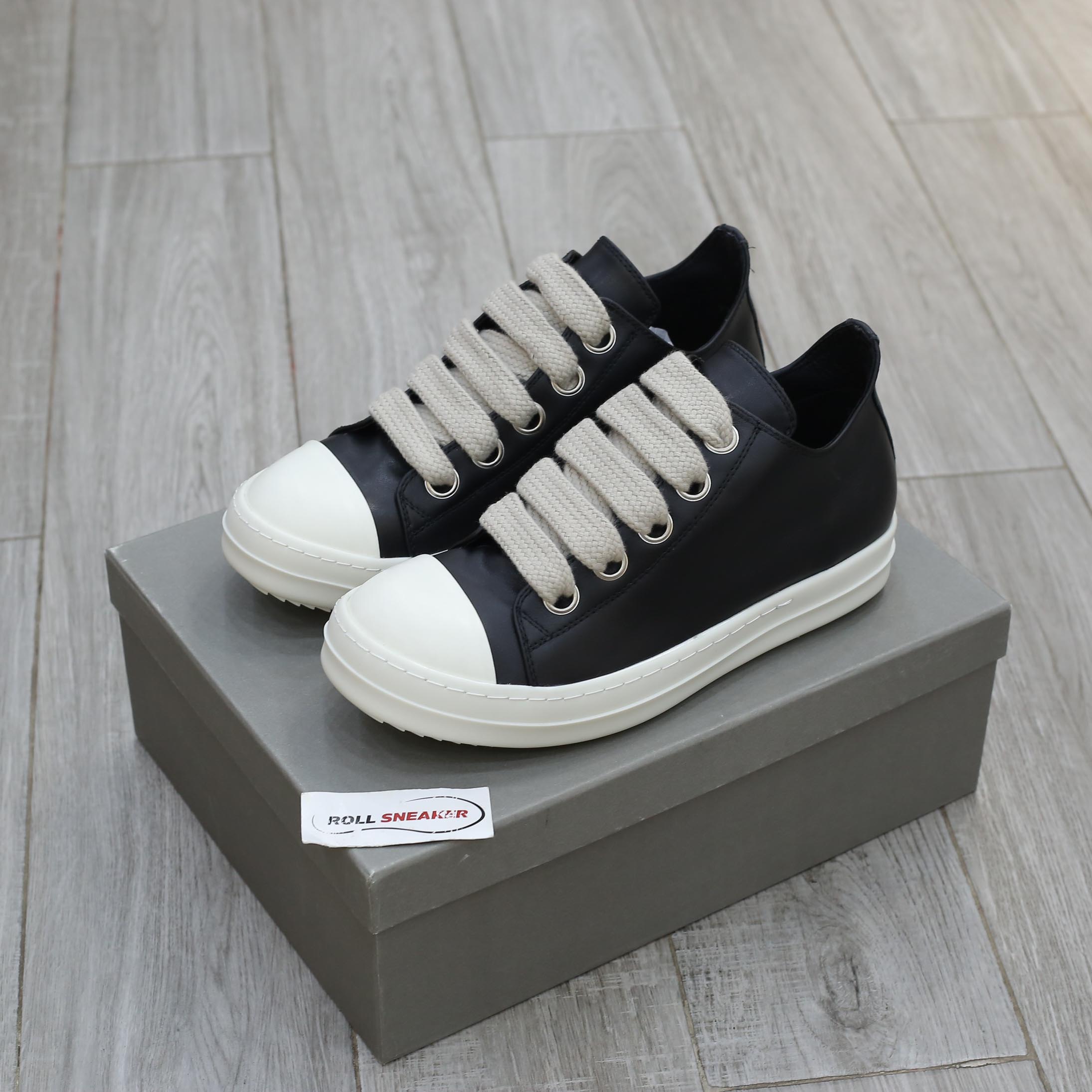 Giày Rick Owens DRKSHDW Low Black Best Quality