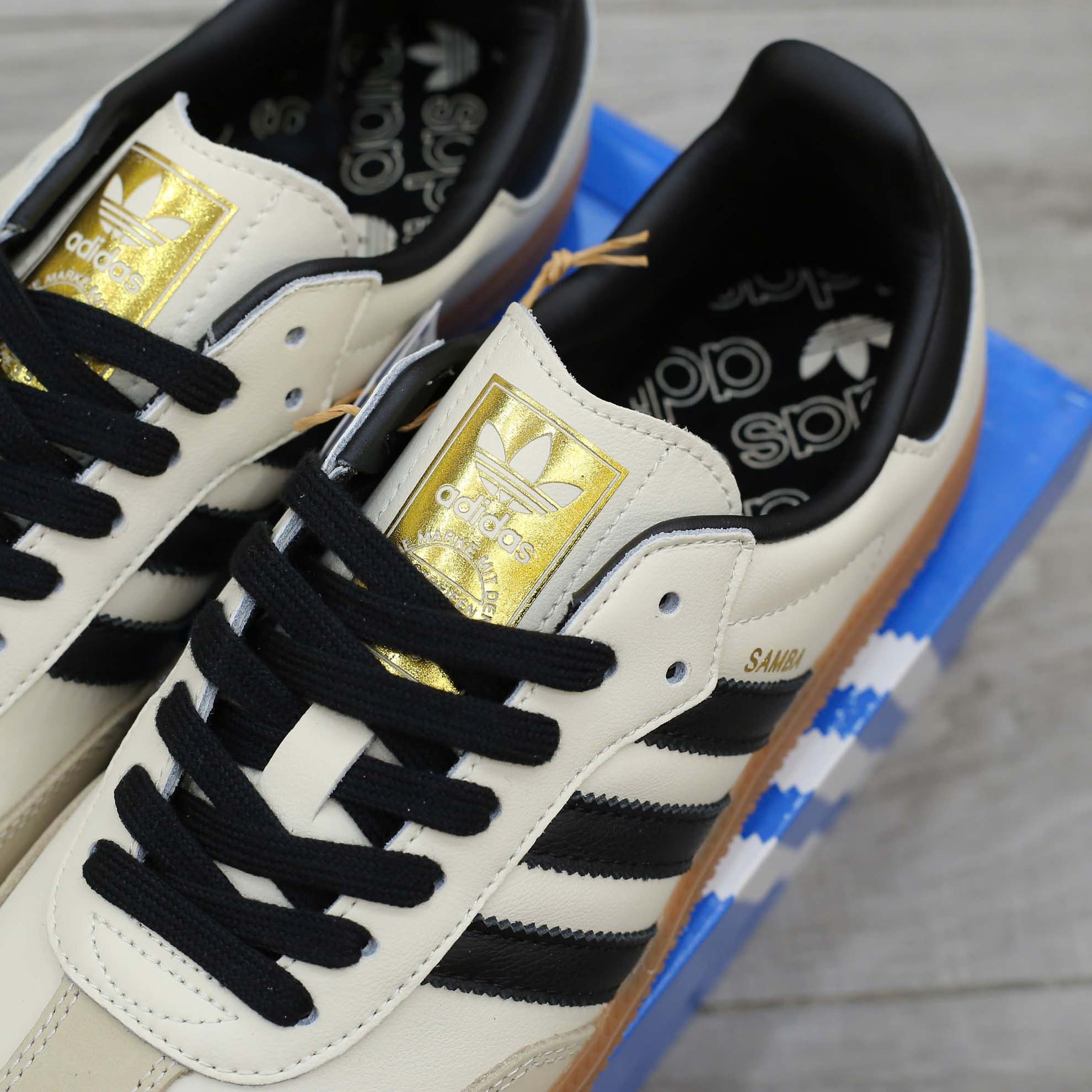 Giày Adidas Samba OG White Black Sand Strata Best Quality
