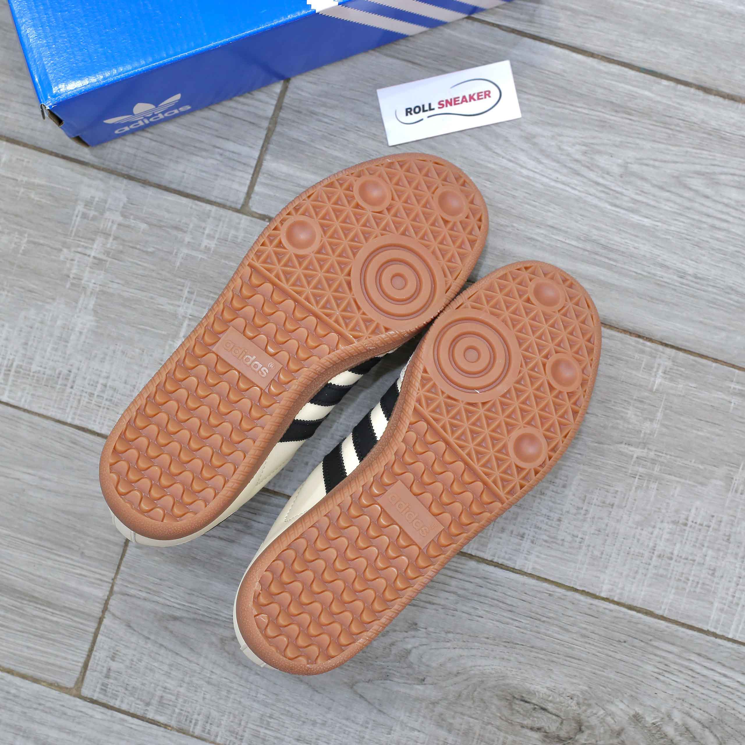 Giày Adidas Samba OG  White Black Sand Strata Like Auth