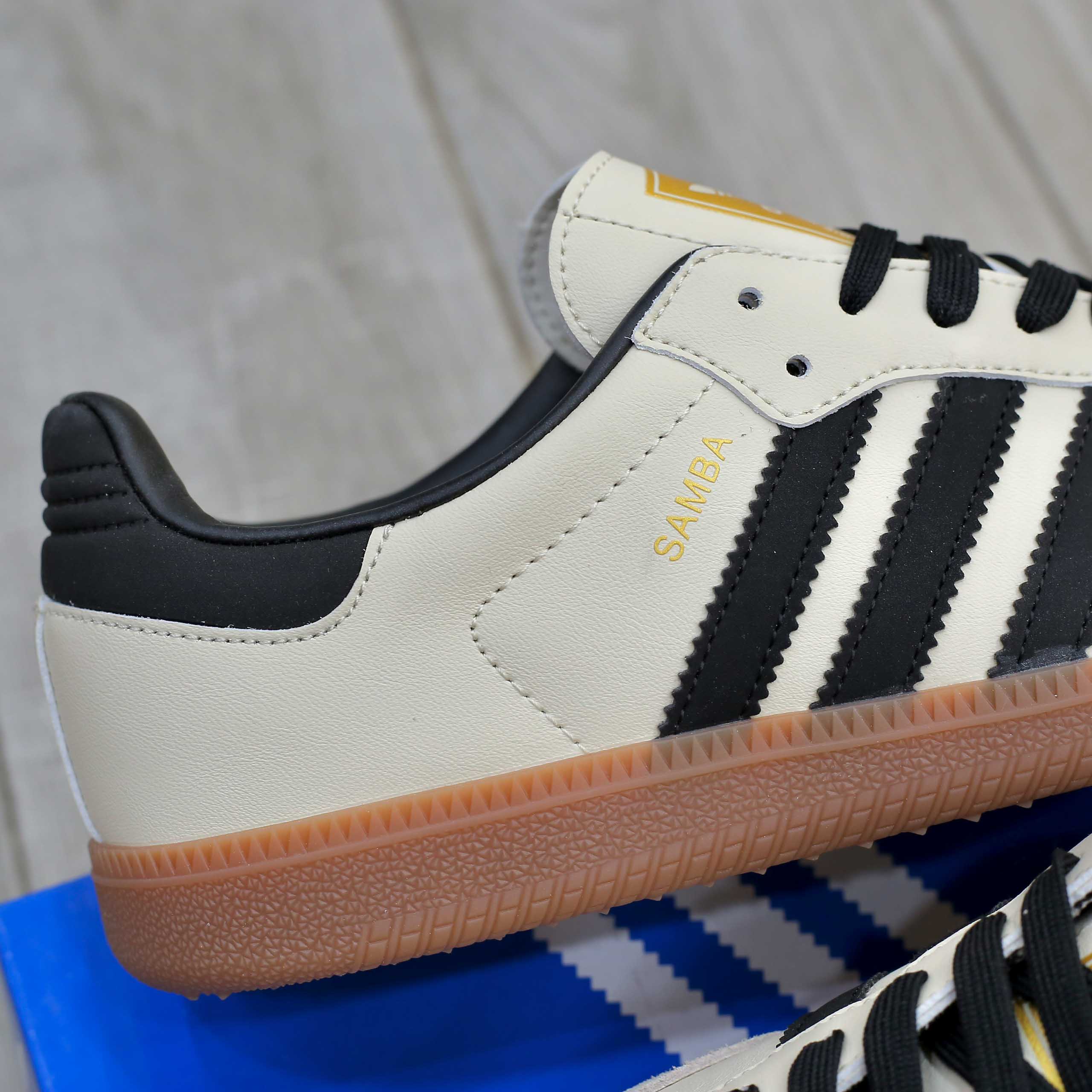 Giày Adidas Samba OG  White Black Sand Strata Like Auth