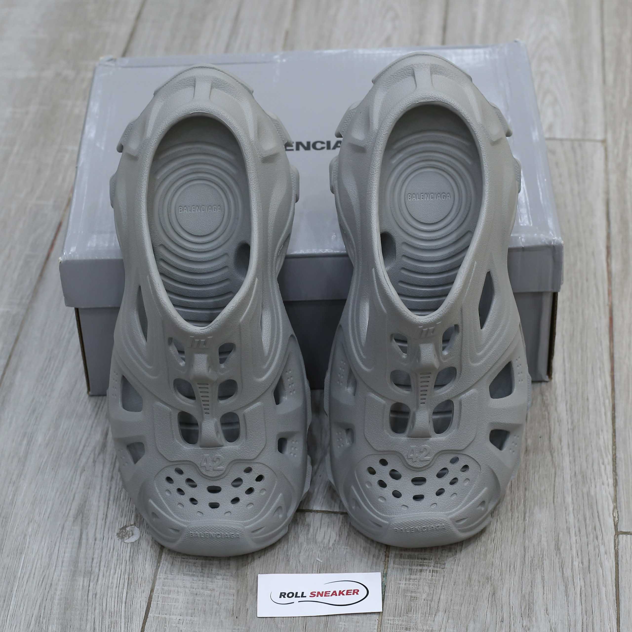 Giày Balenciaga HD Grey Rubber Like Auth