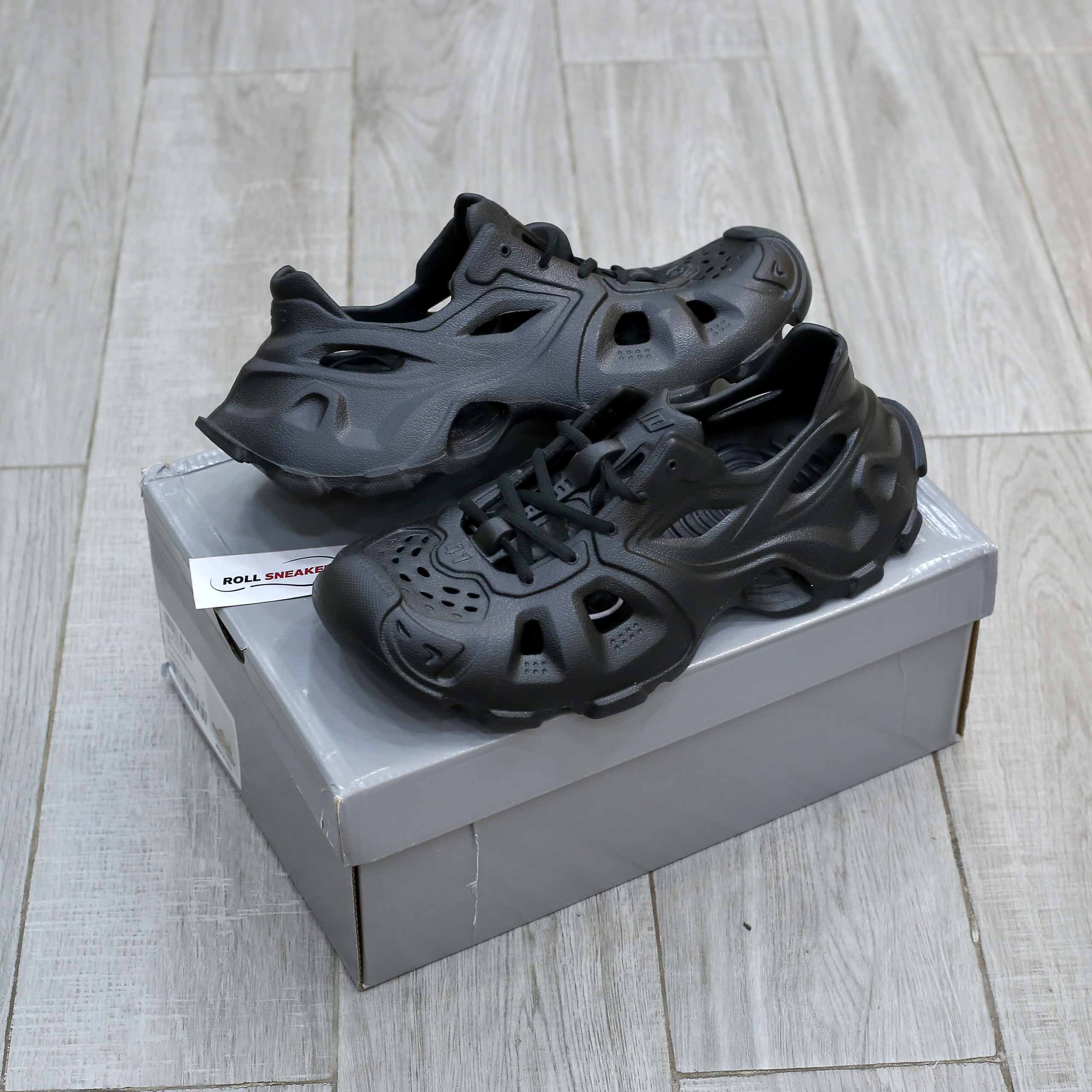 Giày Balenciaga HD Lace Up Black Like Auth