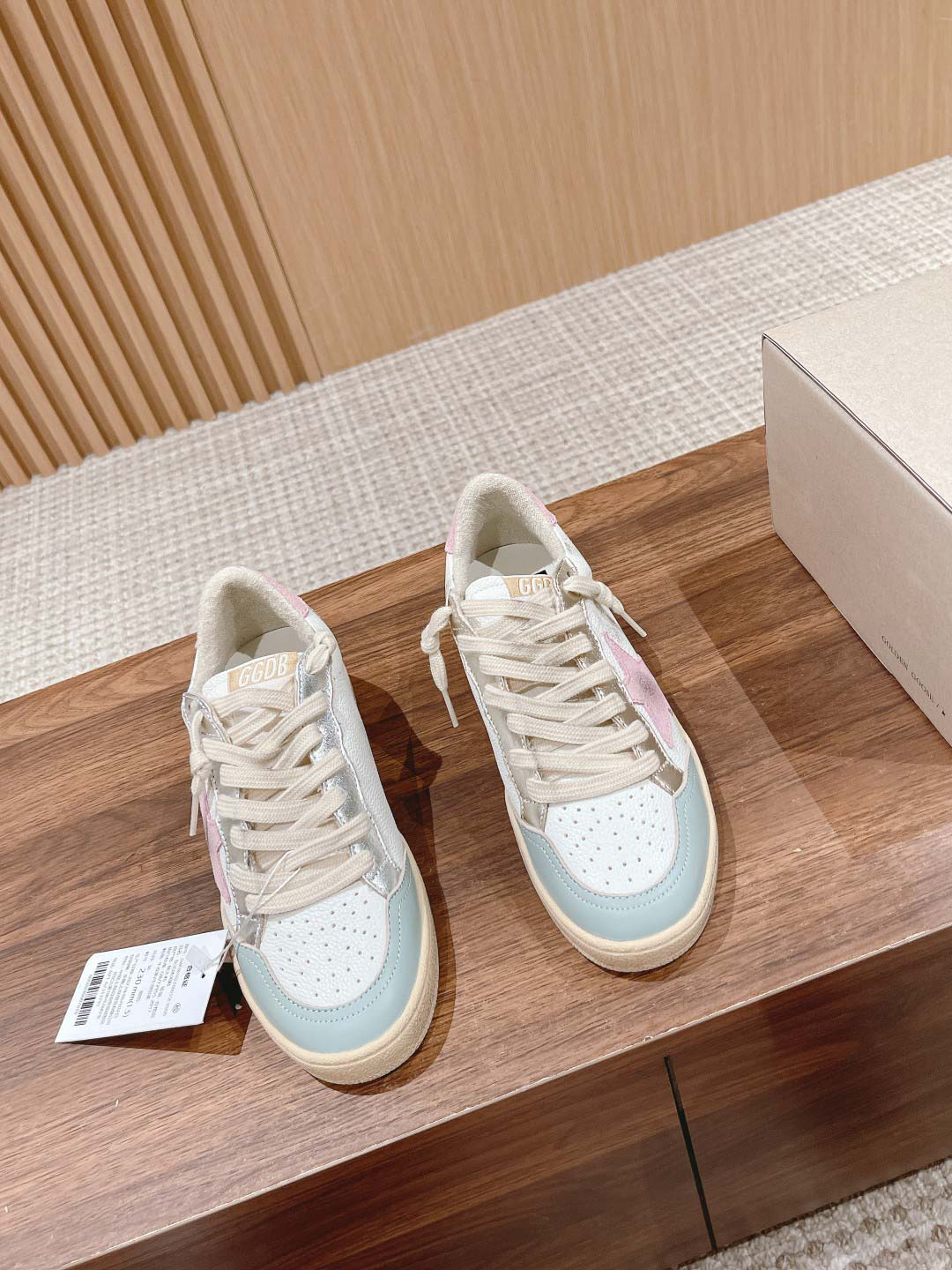 Giày Golden Goose Ball Star Suede Star-Patch Leather Trainers Best Quality