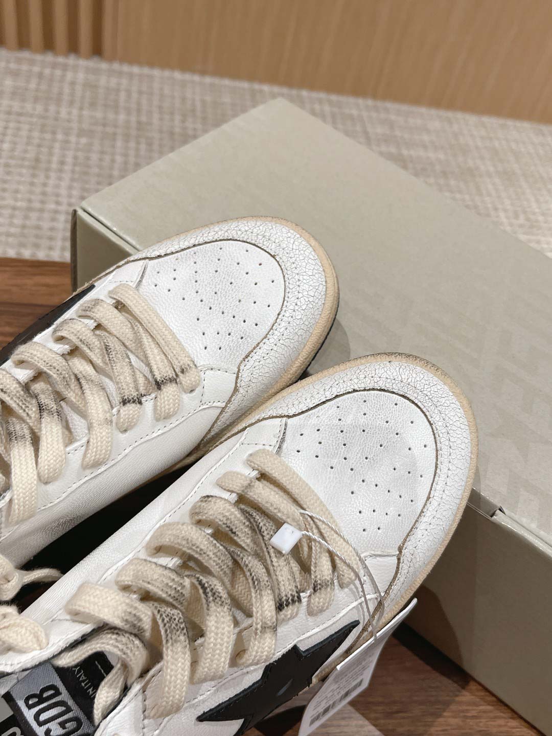 Giày Golden Goose Ball Star White Black Best Quality