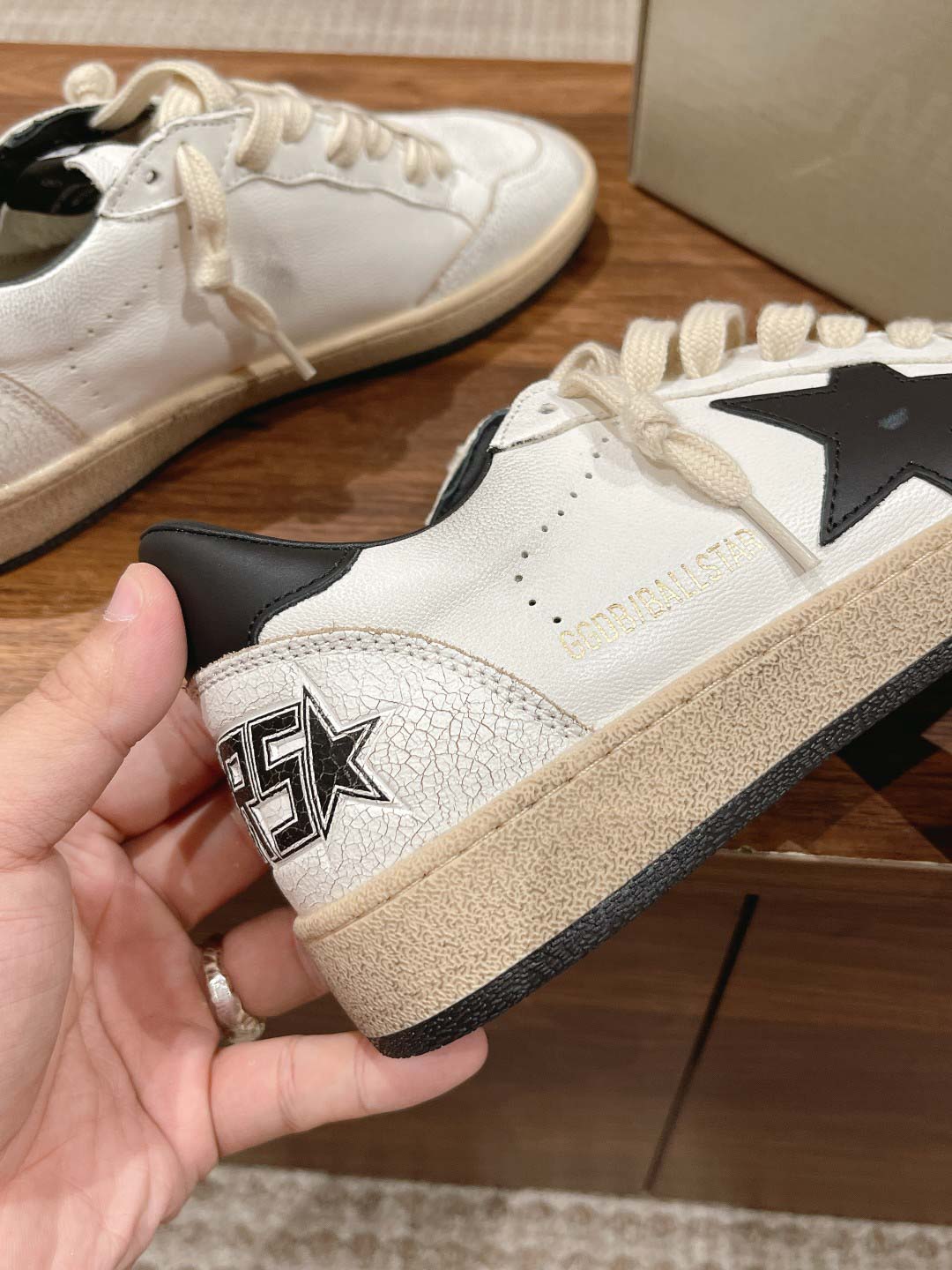 Giày Golden Goose Ball Star White Black Best Quality