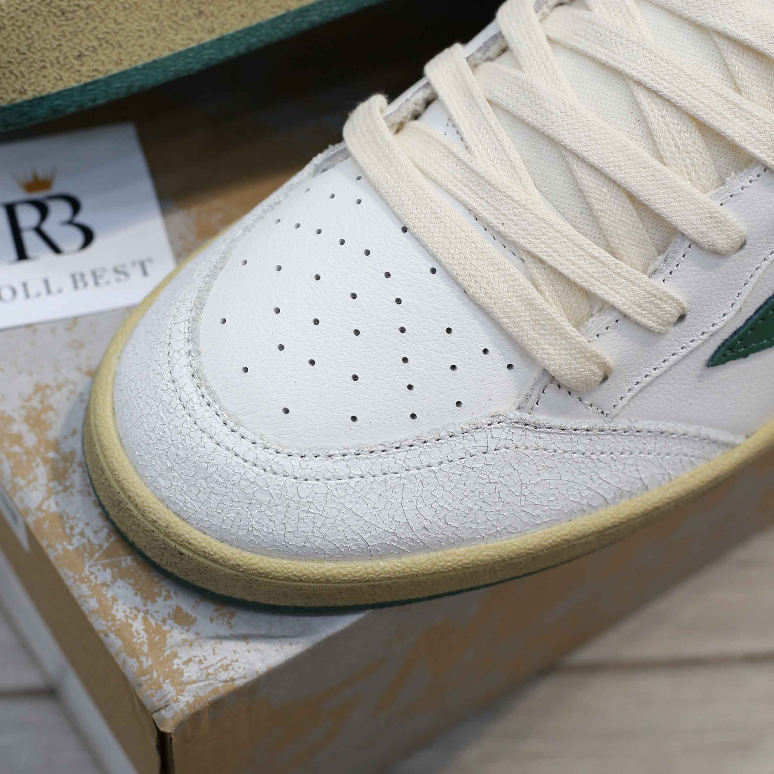 Giày Golden Goose Ball Star White Green Best Quality