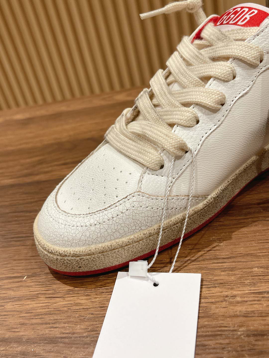 Giày Golden Goose Ball Star White Red Best Quality