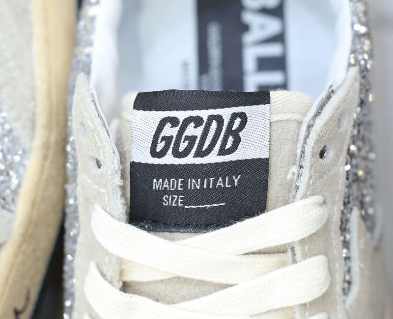 Giày Golden Goose Glitter Ball Star Sneakers Silver Best Quality