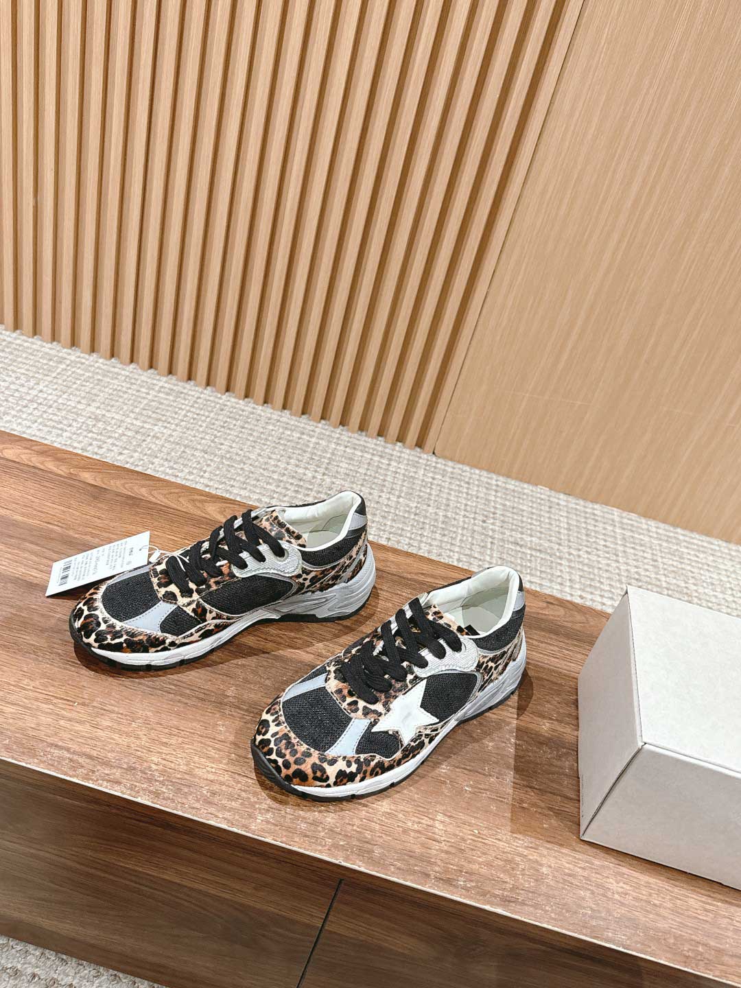 Giày Golden Goose  Running Dad Fabric Mix Brown Best Quality