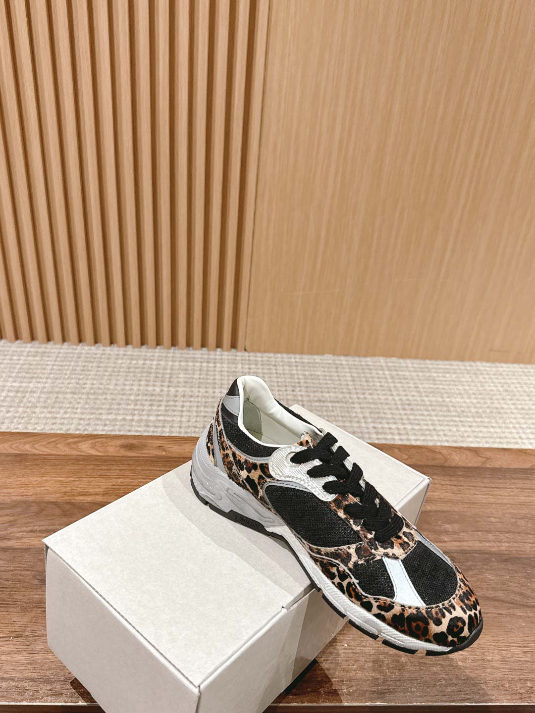 Giày Golden Goose  Running Dad Fabric Mix Brown Best Quality