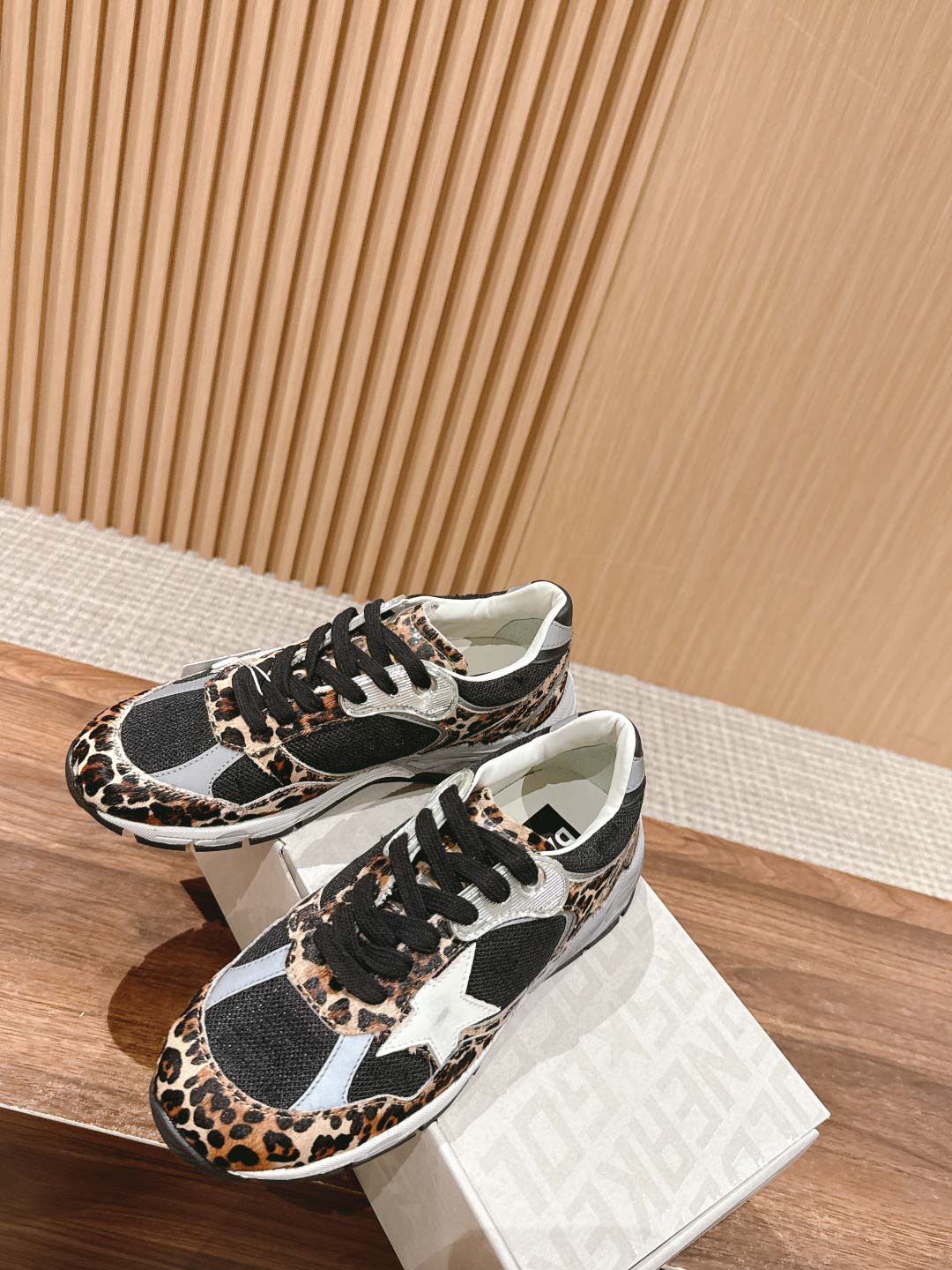 Giày Golden Goose  Running Dad Fabric Mix Brown Best Quality