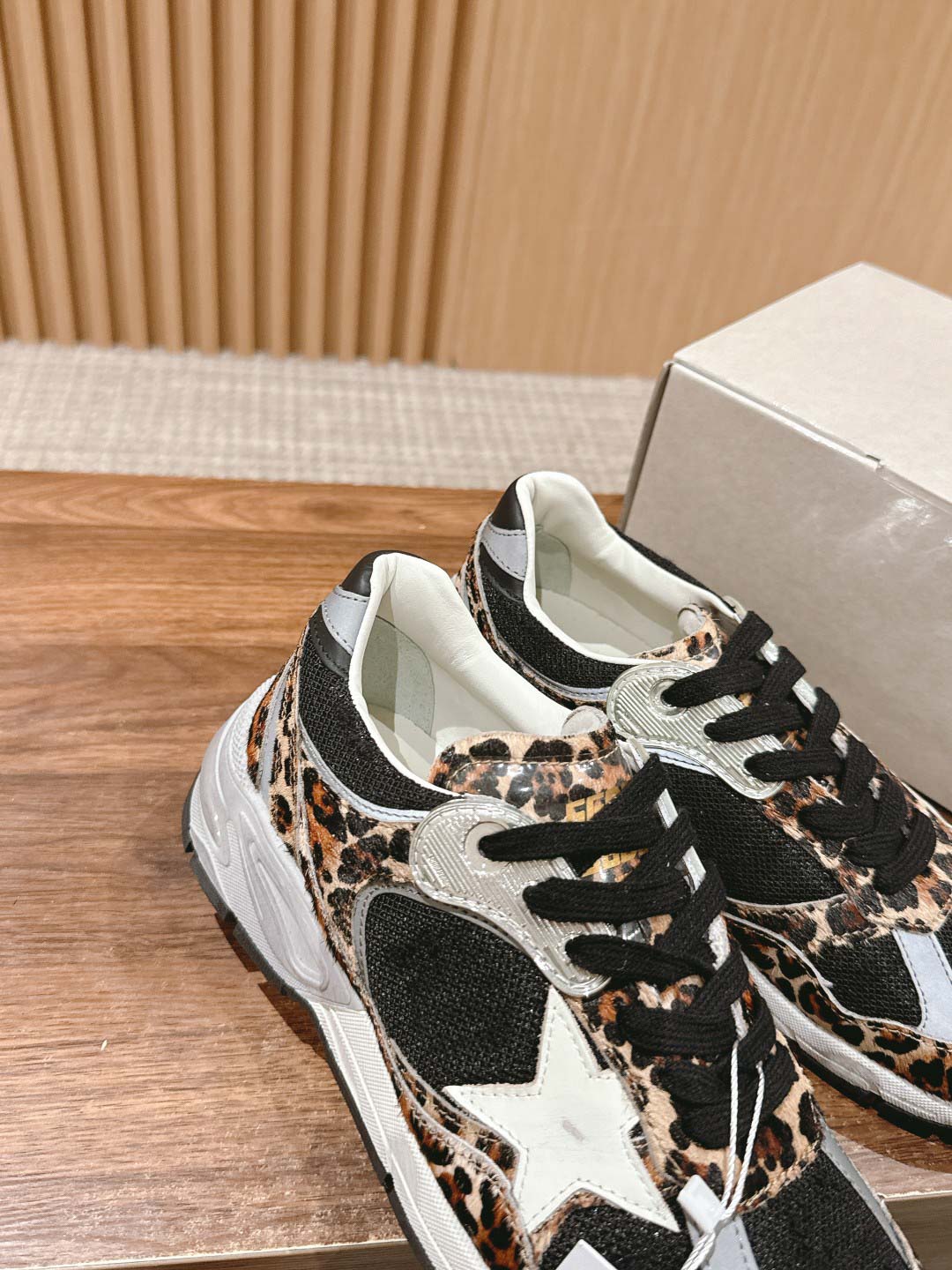 Giày Golden Goose  Running Dad Fabric Mix Brown Best Quality