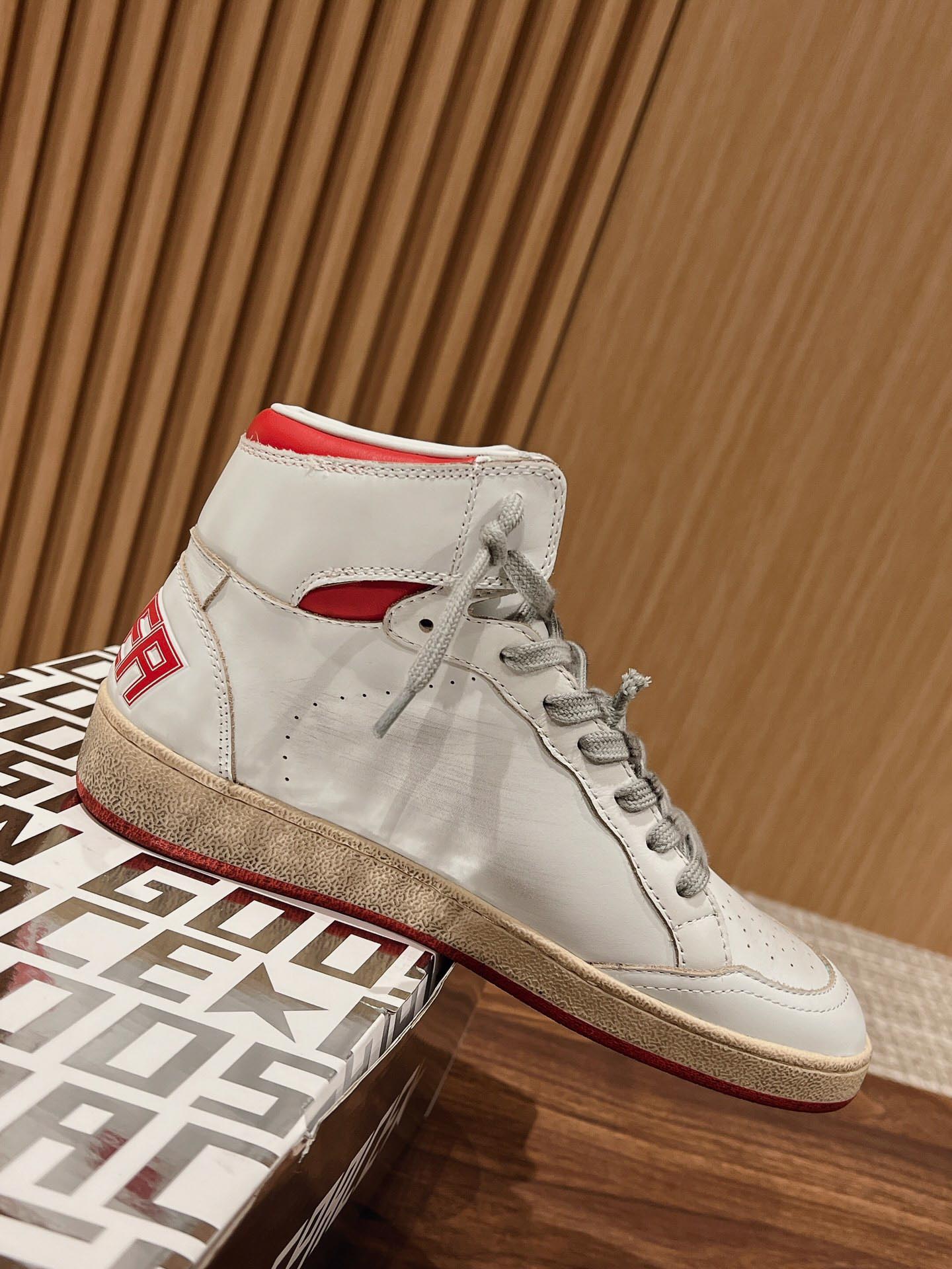 Giày Golden Goose Sky Star High ‘White Red’ Best Quality