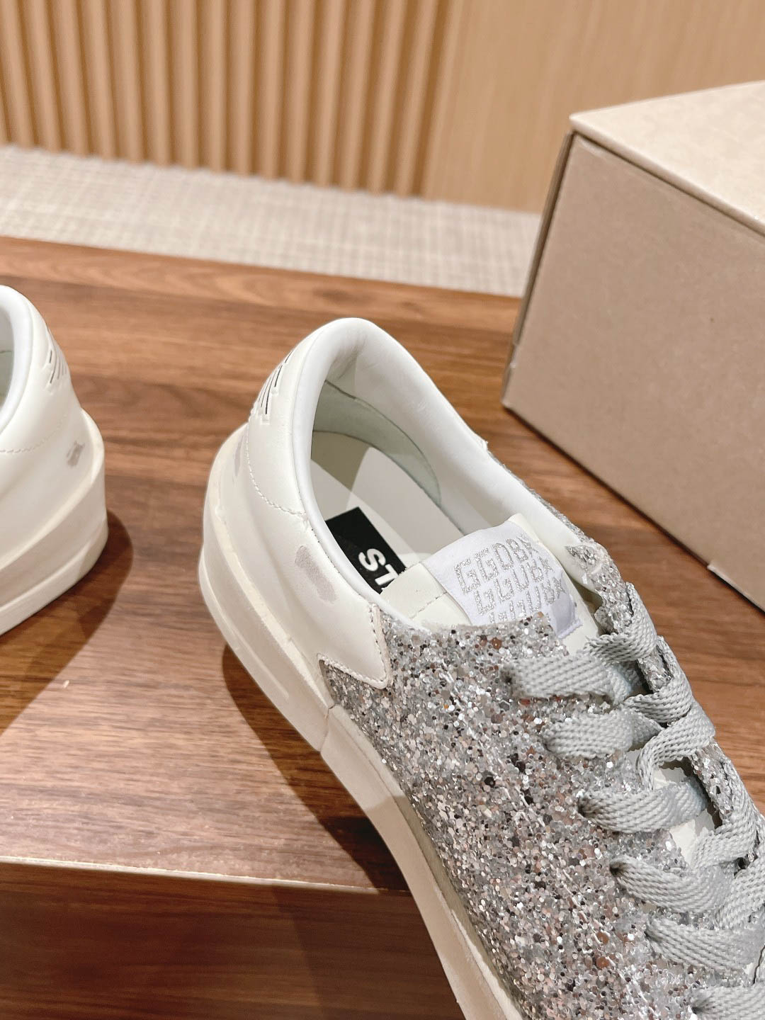 Giày Golden Goose Stardan White Grey Best Quality