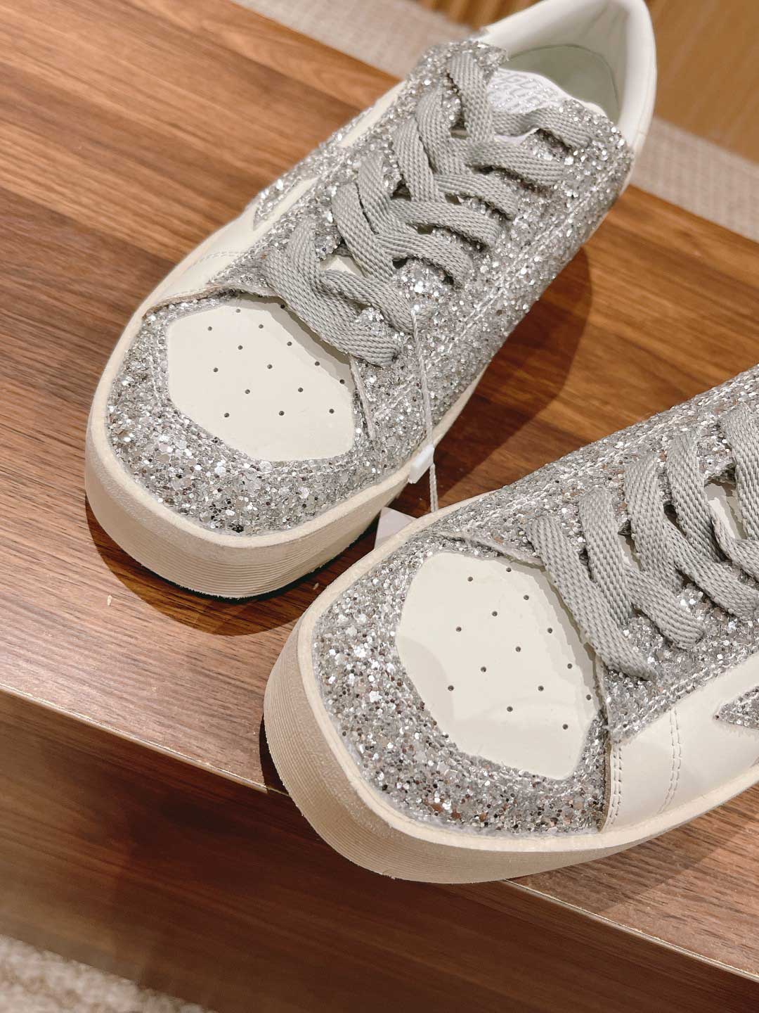 Giày Golden Goose Stardan White Grey Best Quality