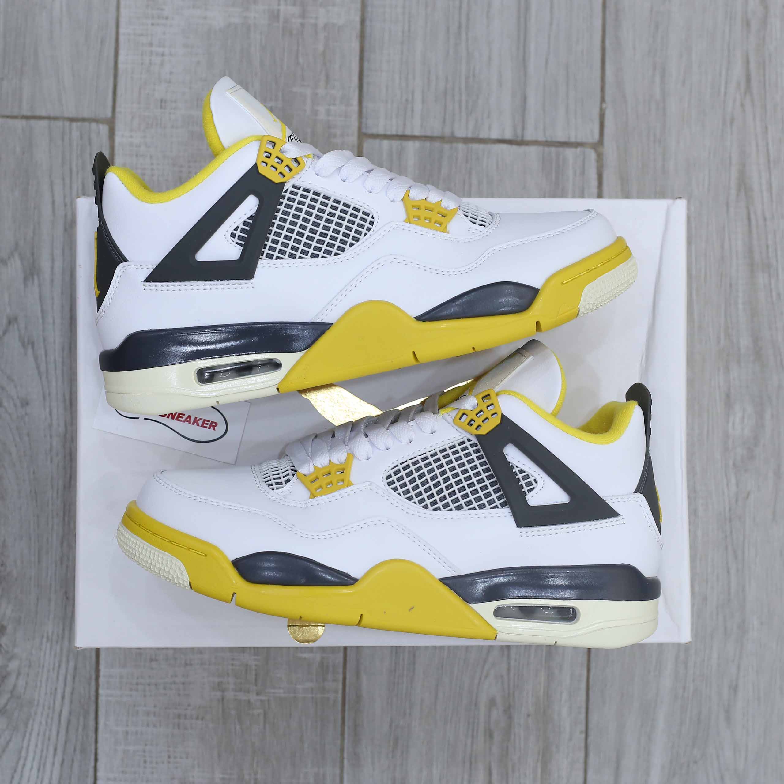 Giày Jordan 4 Retro Vivid Sulfur Like Auth
