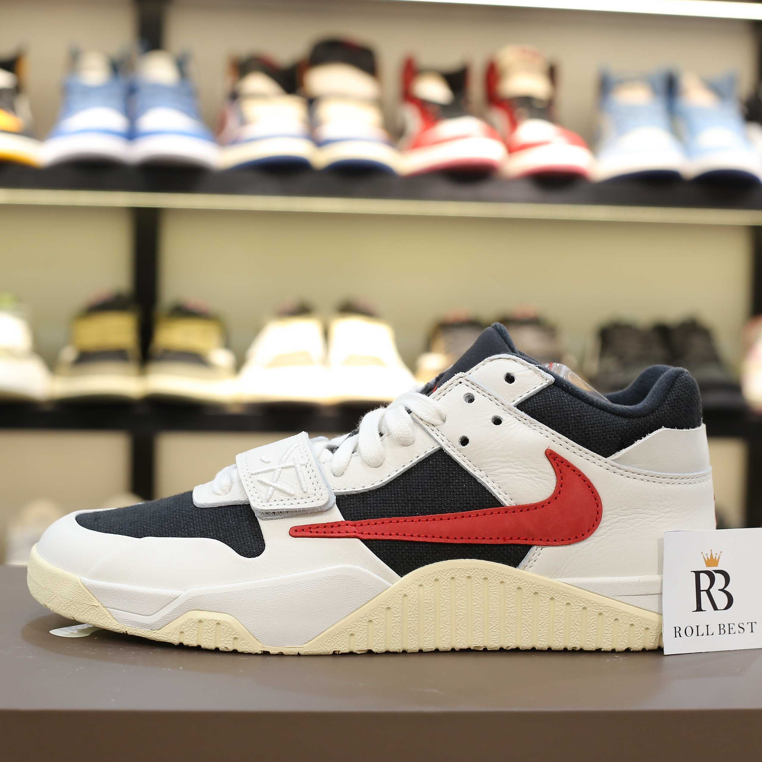 Giày Jordan Jumpman Jack TR Travis Scott University Red Best Quality