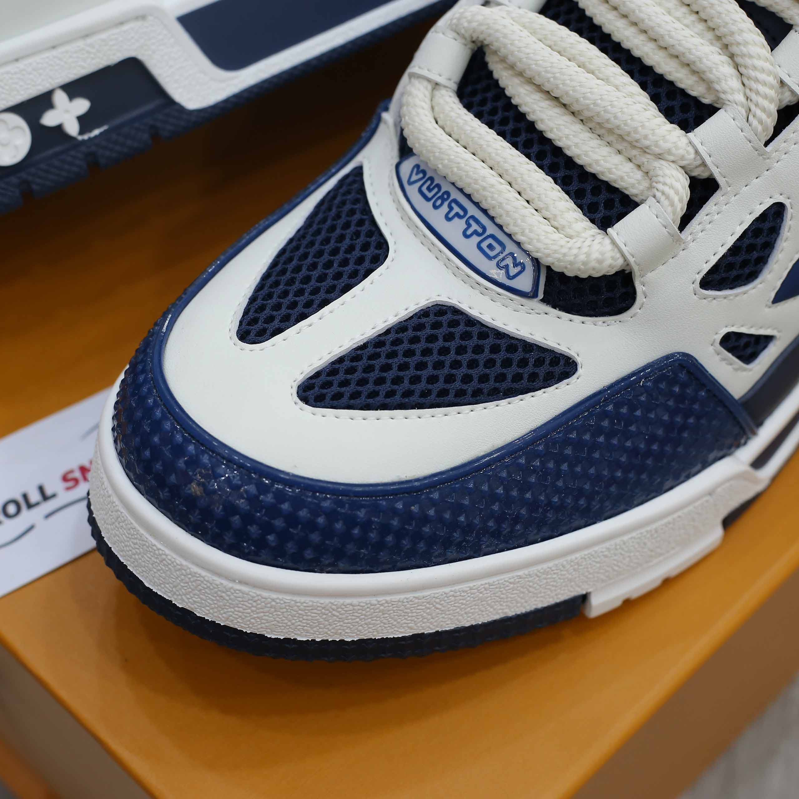 Giày Louis Vuitton LV Skate Sneaker Marine White Best Quality
