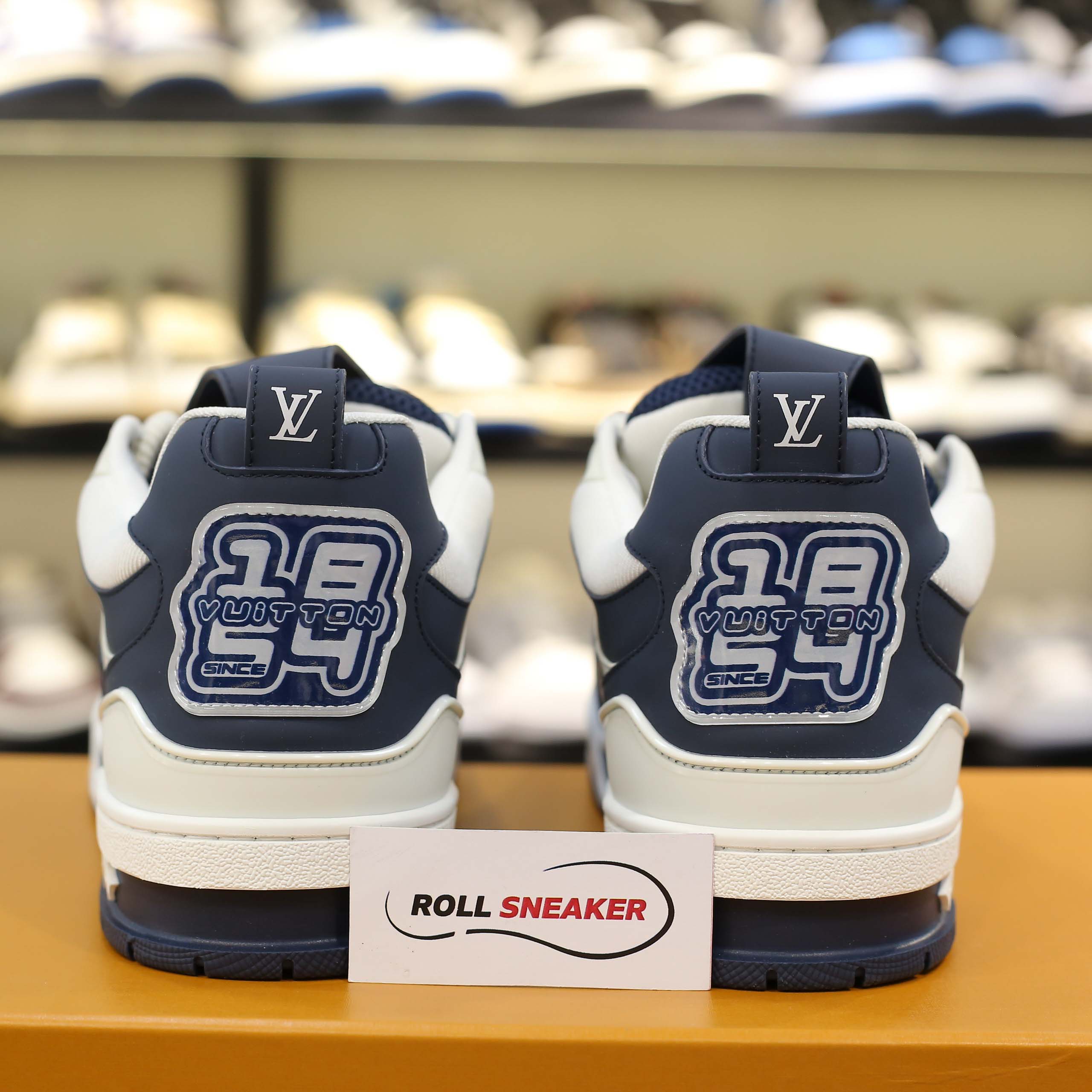 Giày Louis Vuitton LV Skate Sneaker Marine White Best Quality