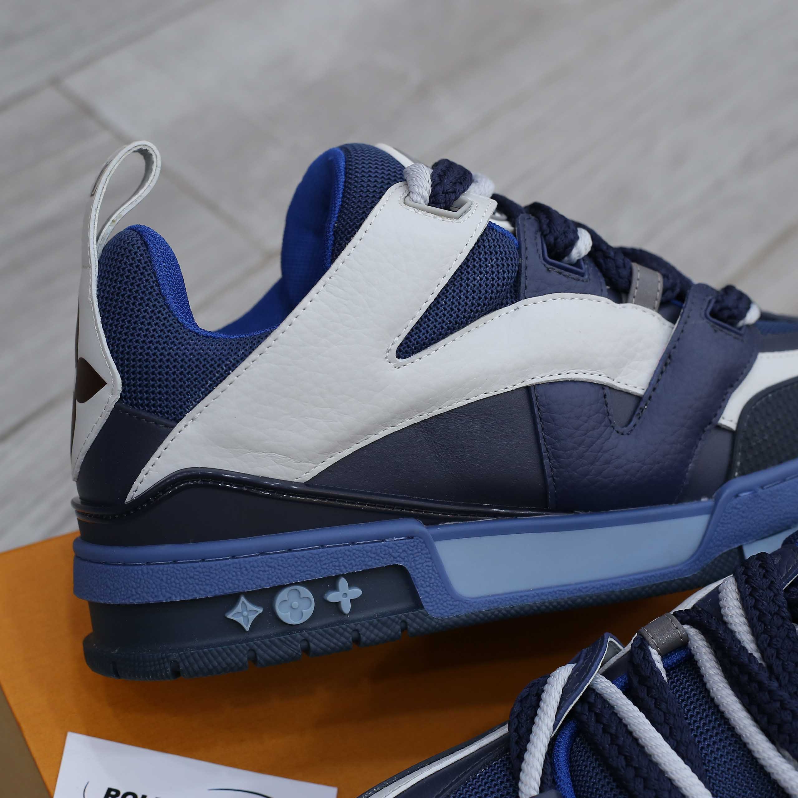 Giày Louis Vuitton Lv Skate Trainers Navy Best Quality