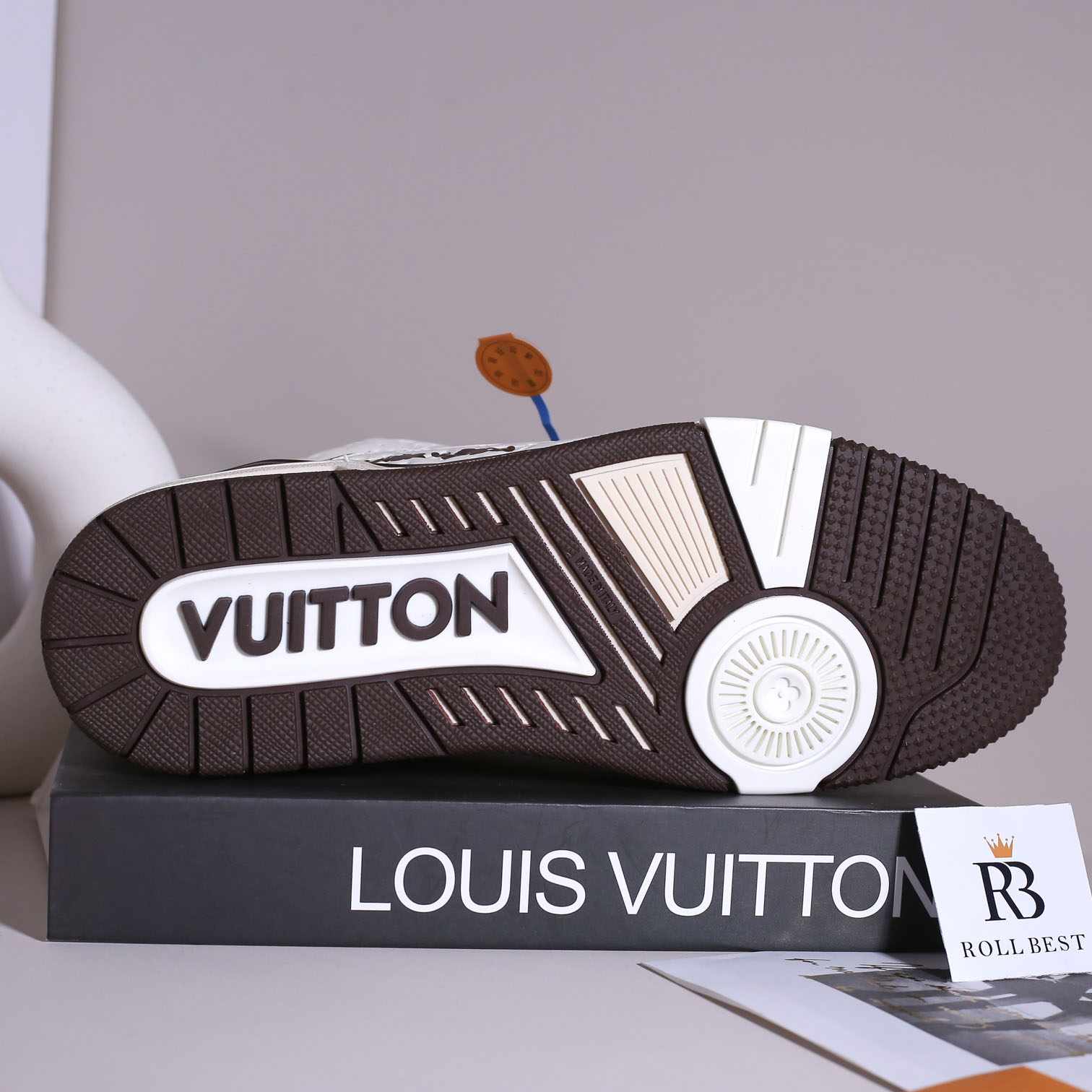 Giày Louis Vuitton LV Trainer #54 Monogram Embossed White Best Quality