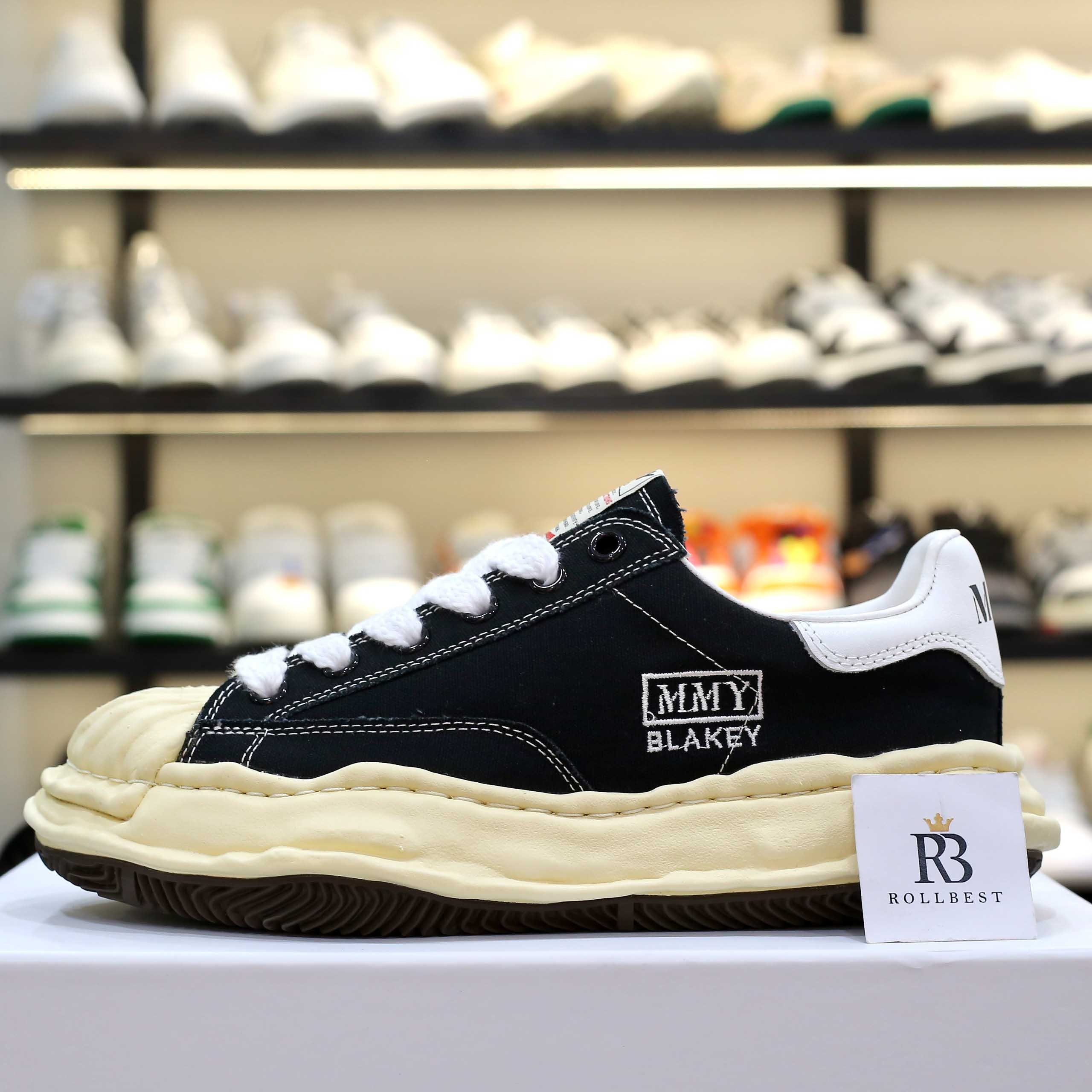 Giày Maison Mihara Mmy Blakey Sole Canvas Low Best Quality