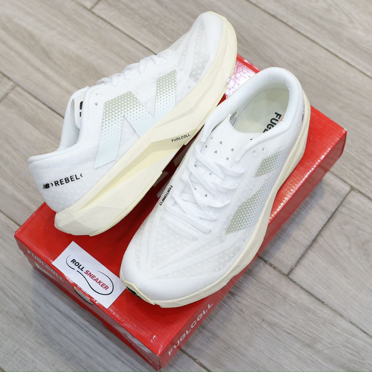 Giày New Balance FuelCell Rebel V4 - White Like Auth