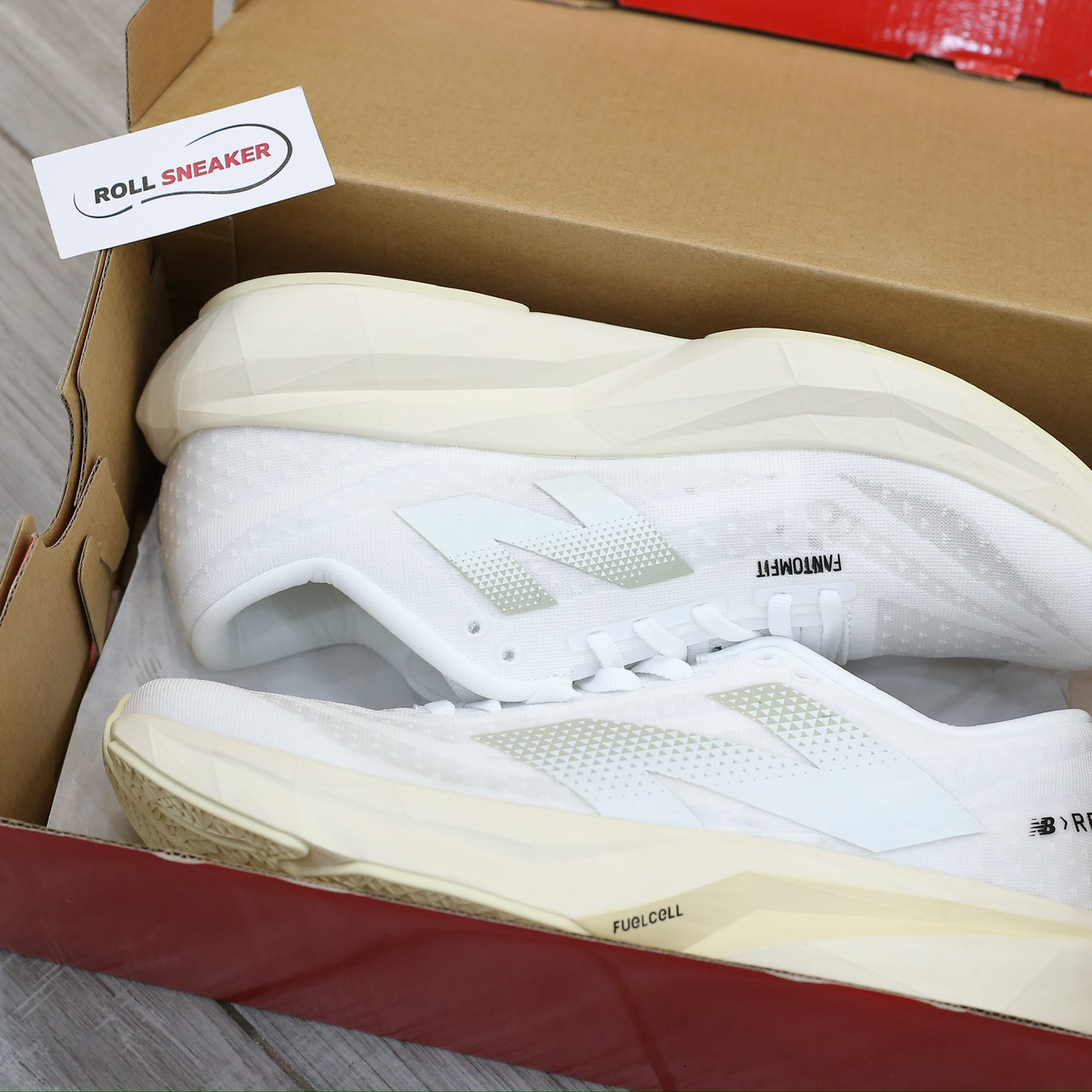 Giày New Balance FuelCell Rebel V4 - White Like Auth