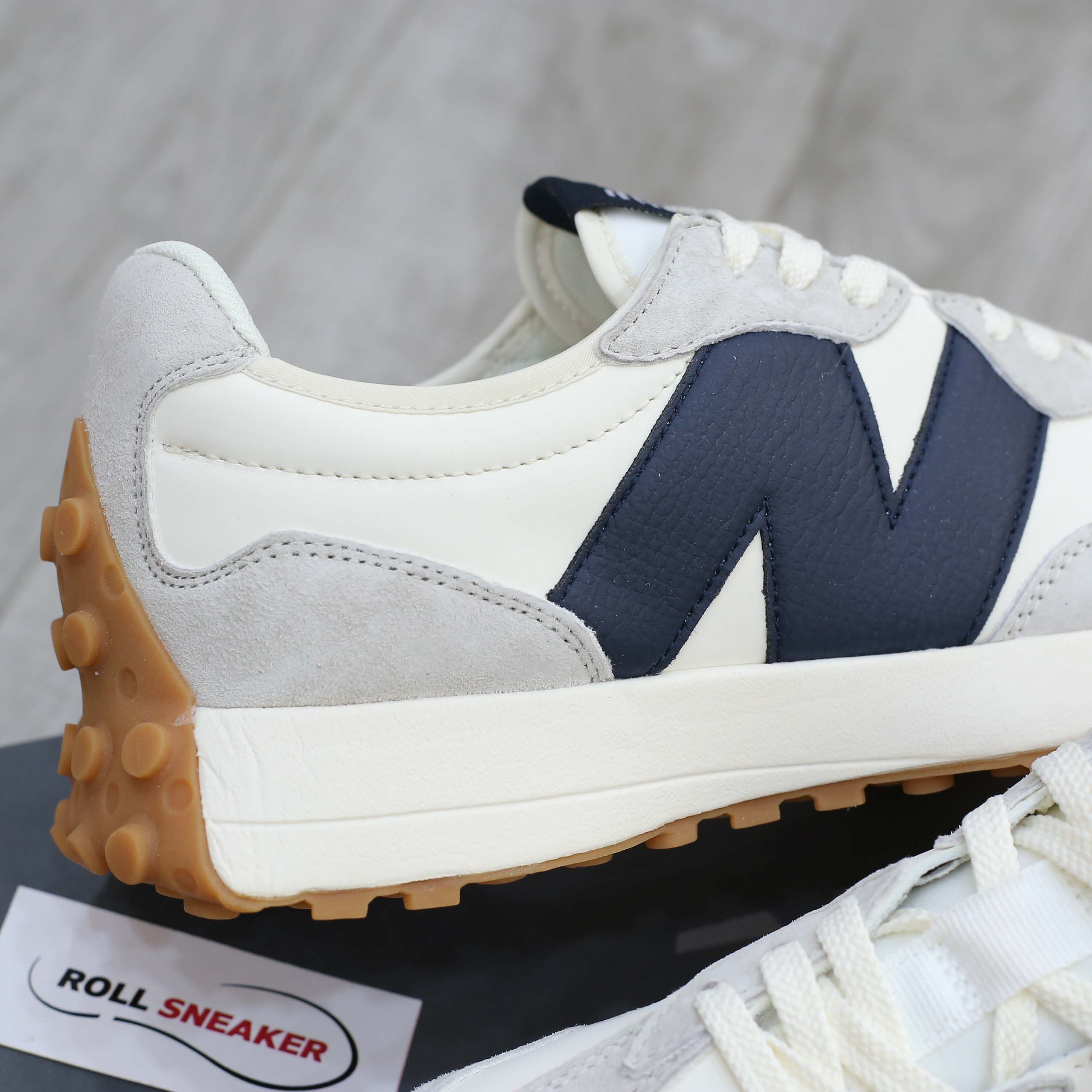 Giày New Balance Wmns 327 ‘Grey Navy’ Like Auth
